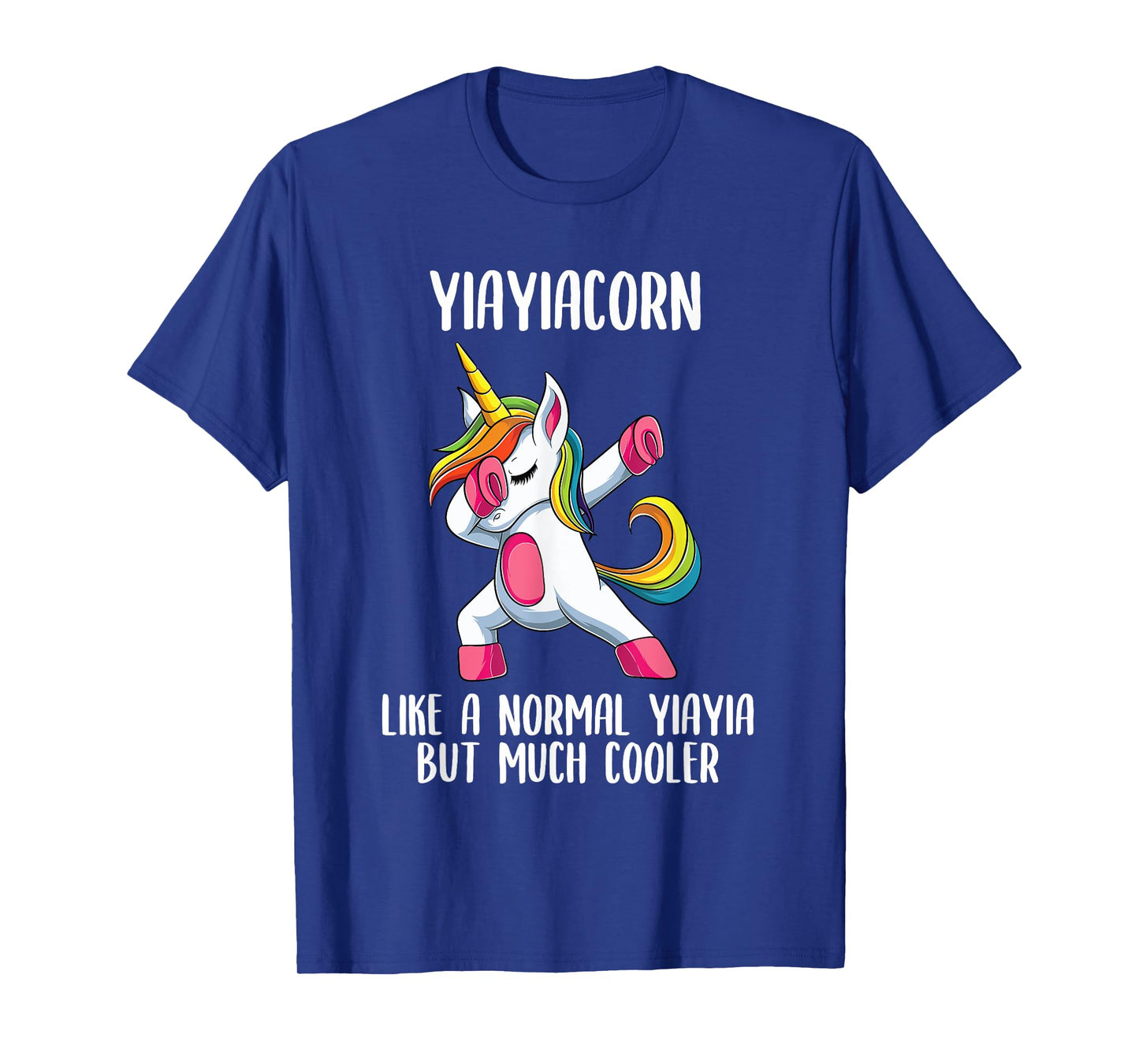 Unicorn Yiayia Girl Birthday Party Apparel Greek YiayiaCorn T-Shirt