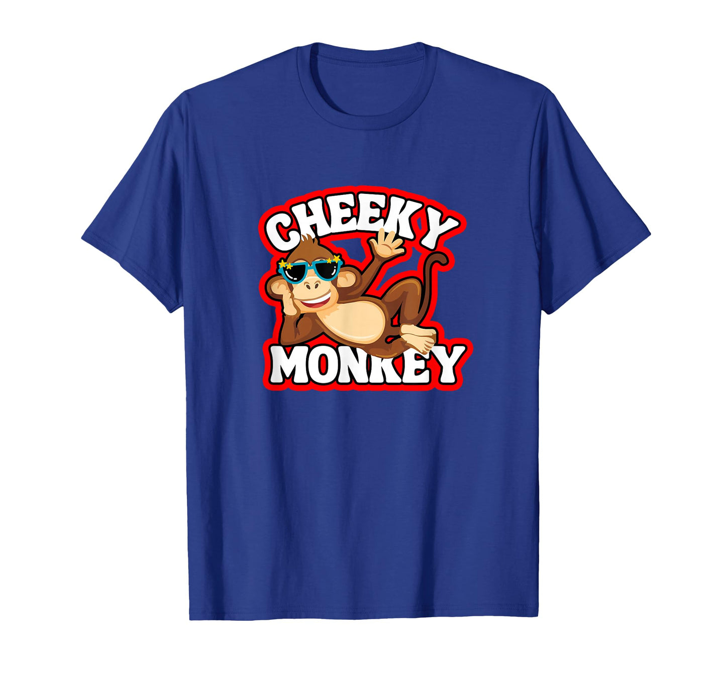 Cheeky Monkey Funny Monkeys Monkies Kids Boys Girls T-Shirt