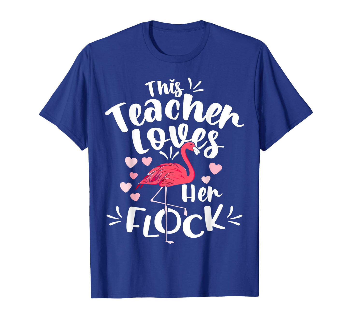 This Assistant Principal Loves Her Flock Flamingo Teacher T-Shirt for Men Women Kids