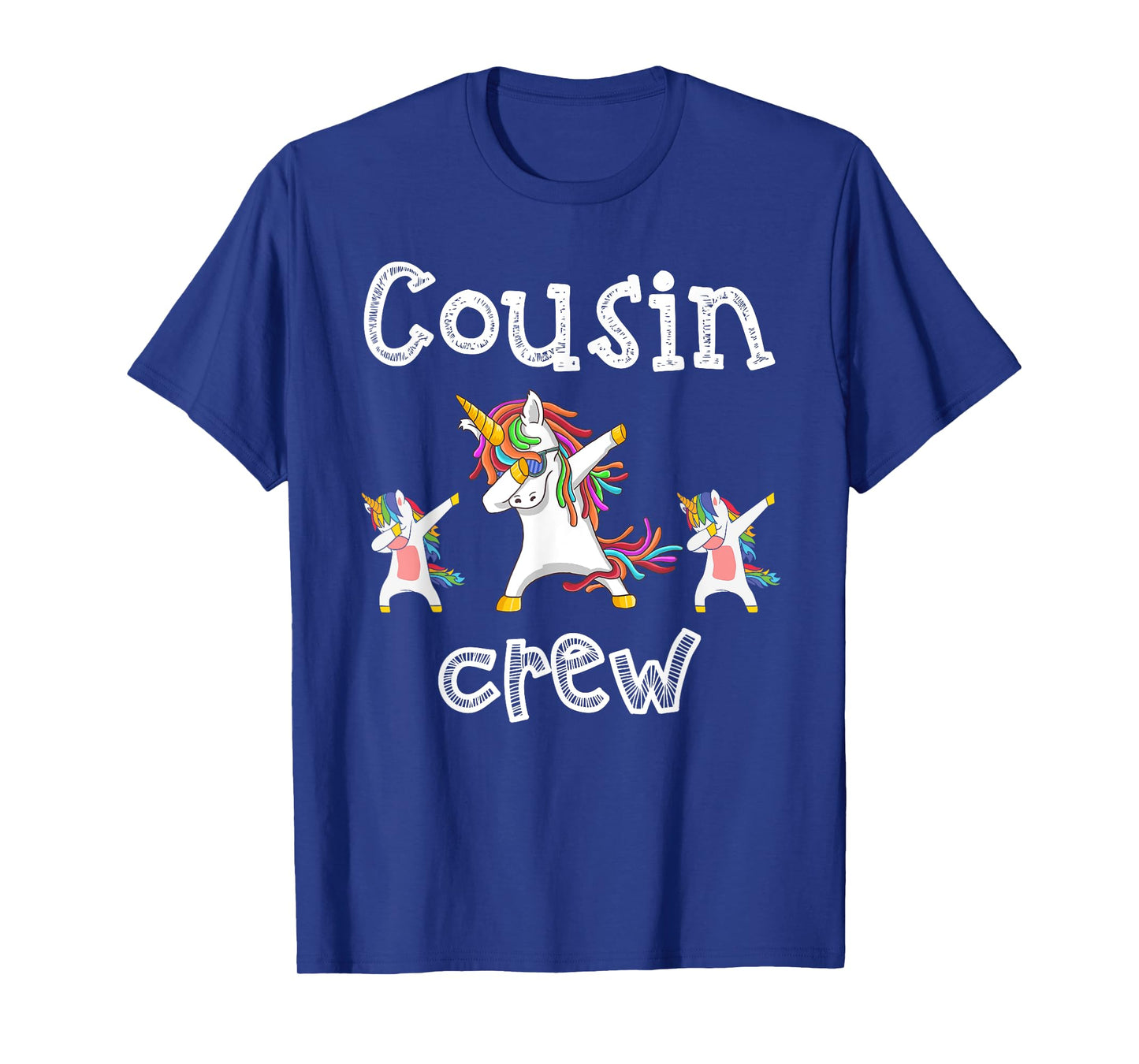 Cousin Crew Unicorn Dabbing Toddler Girls Boys Squad Family T-Shirt