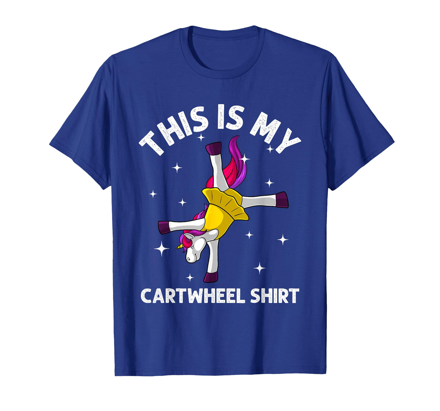 Cool Gymnastics For Women Girls Gymnast Unicorn Cartwheel T-Shirt