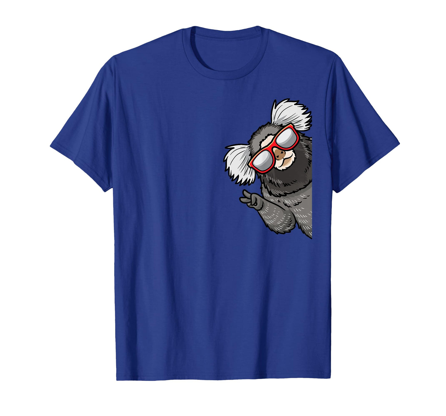 Marmoset Monkey With Sunglasses From Side T-Shirt