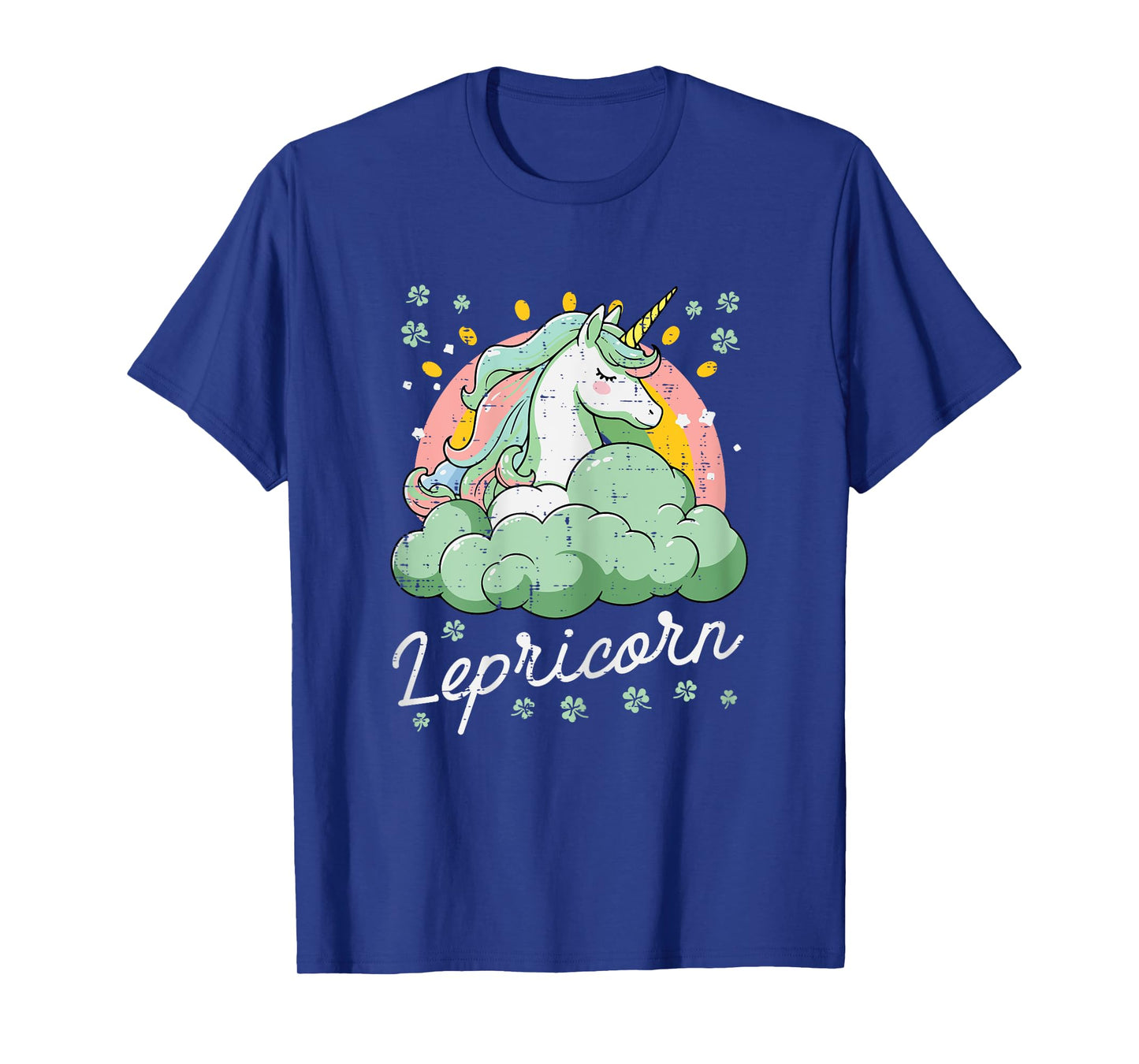 St Patricks Day Lepricorn Unicorn Saint Paddys Toddler Girls T-Shirt