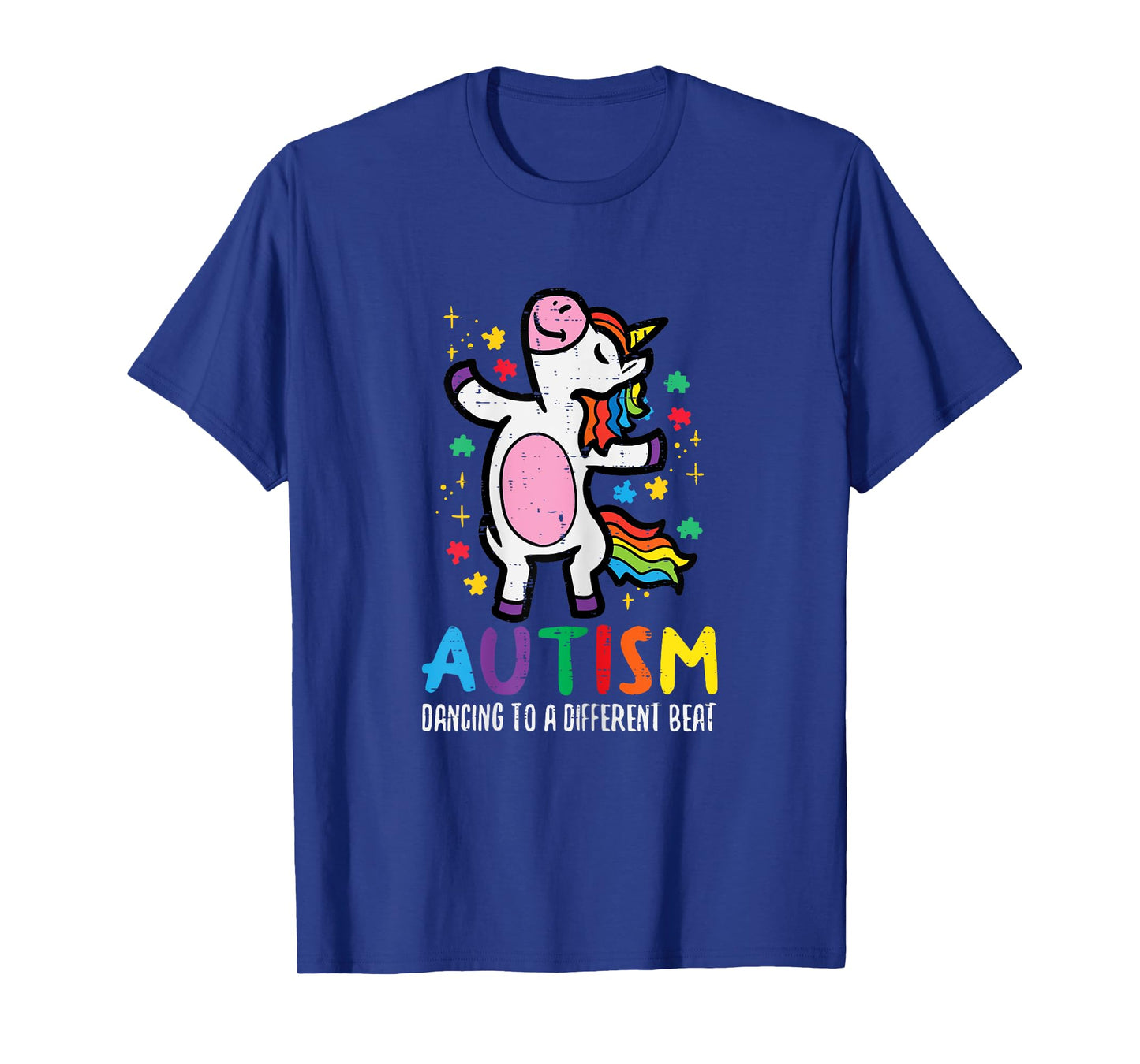 Autism Awareness Uncicorn Dancing Different Beat Girls Kids T-Shirt