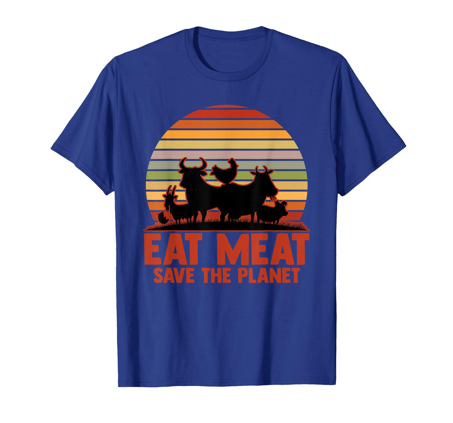 Eat Meat Save The Planet Meat Eater Grill Master Food T-Shirt