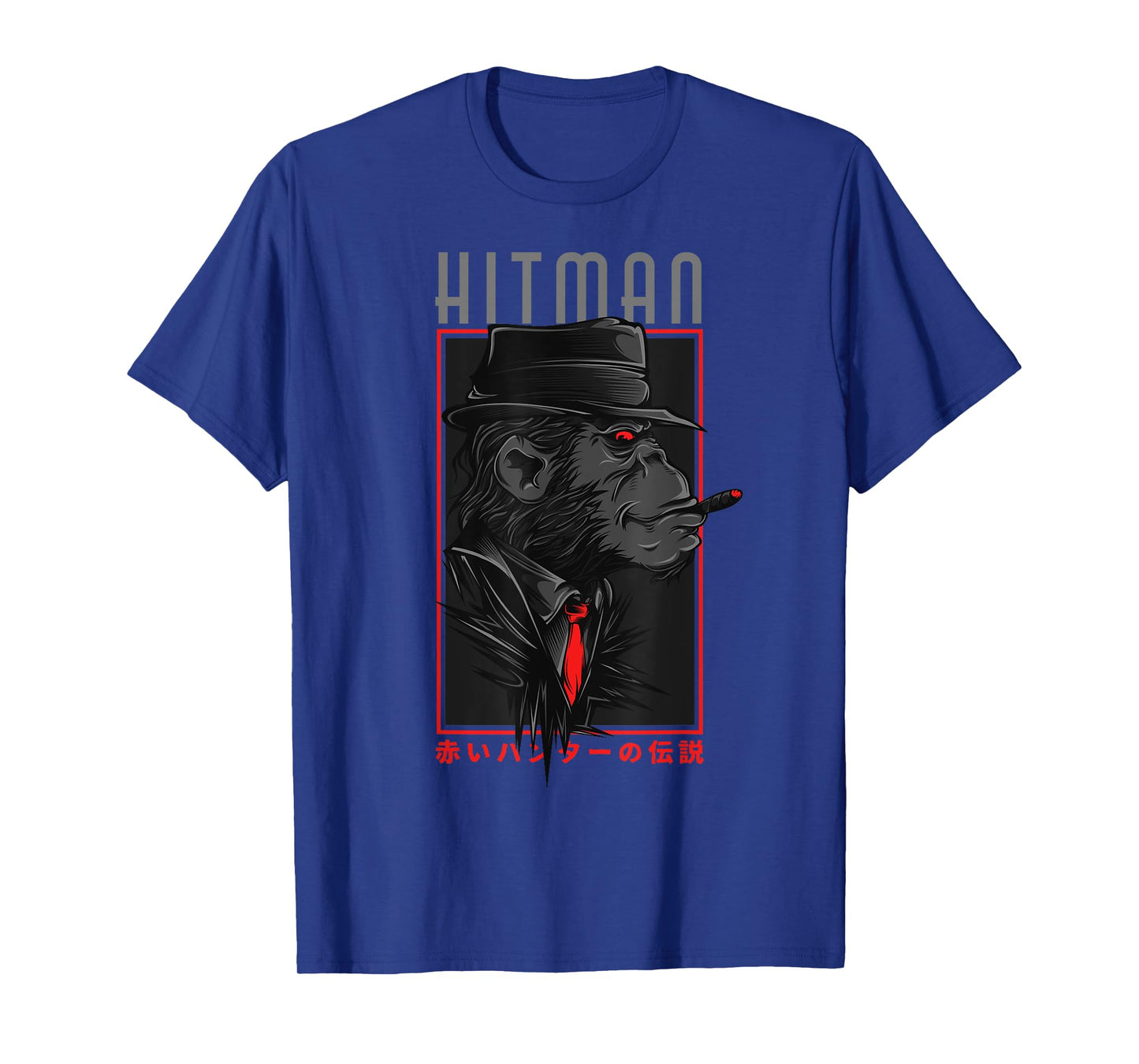 Japanese Gorilla Monkey Gang Gangsta Mafia Hitman Asian T-Shirt