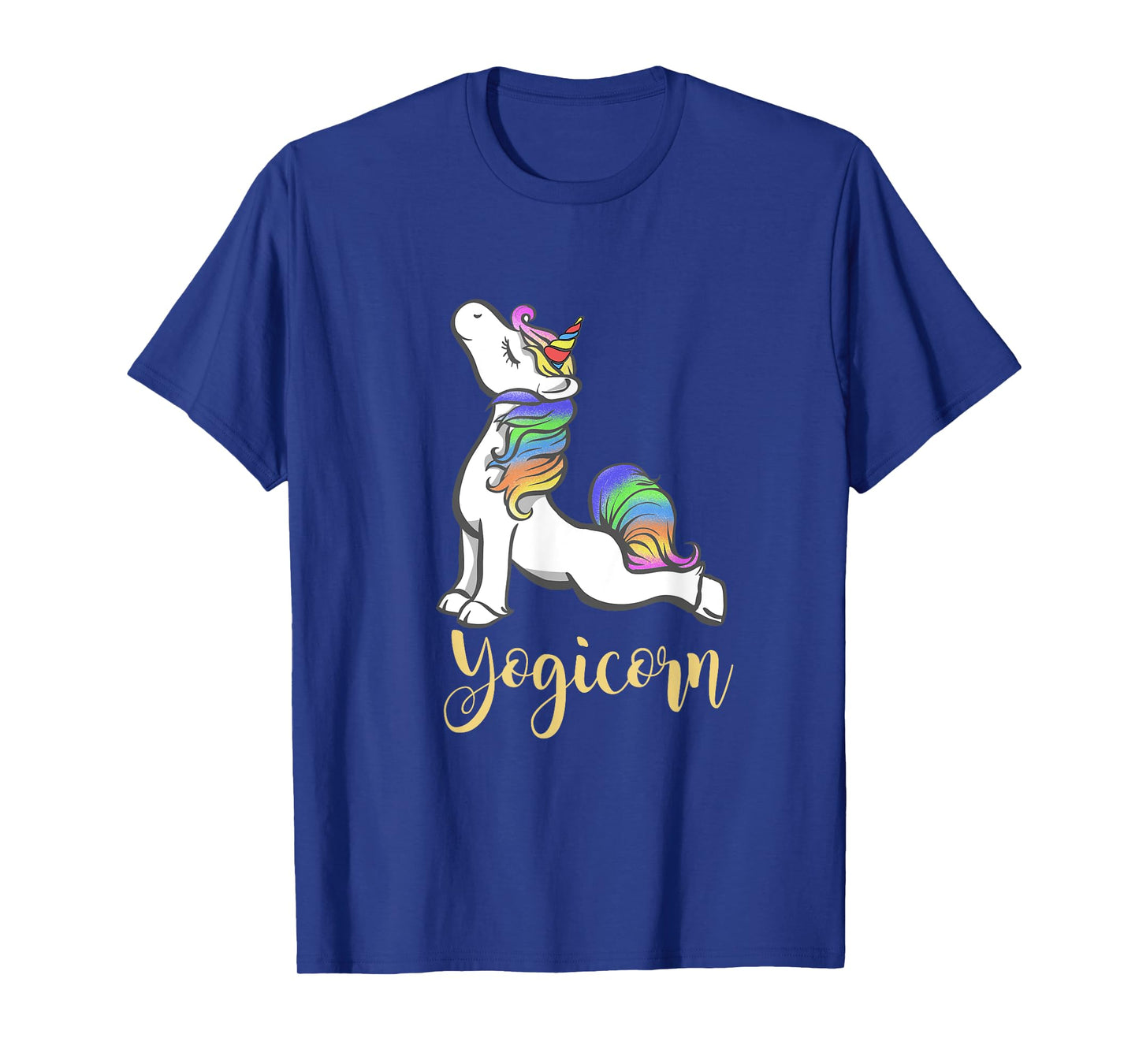 Women Yogicorn Unicorn Yoga T-Shirt T-Shirt