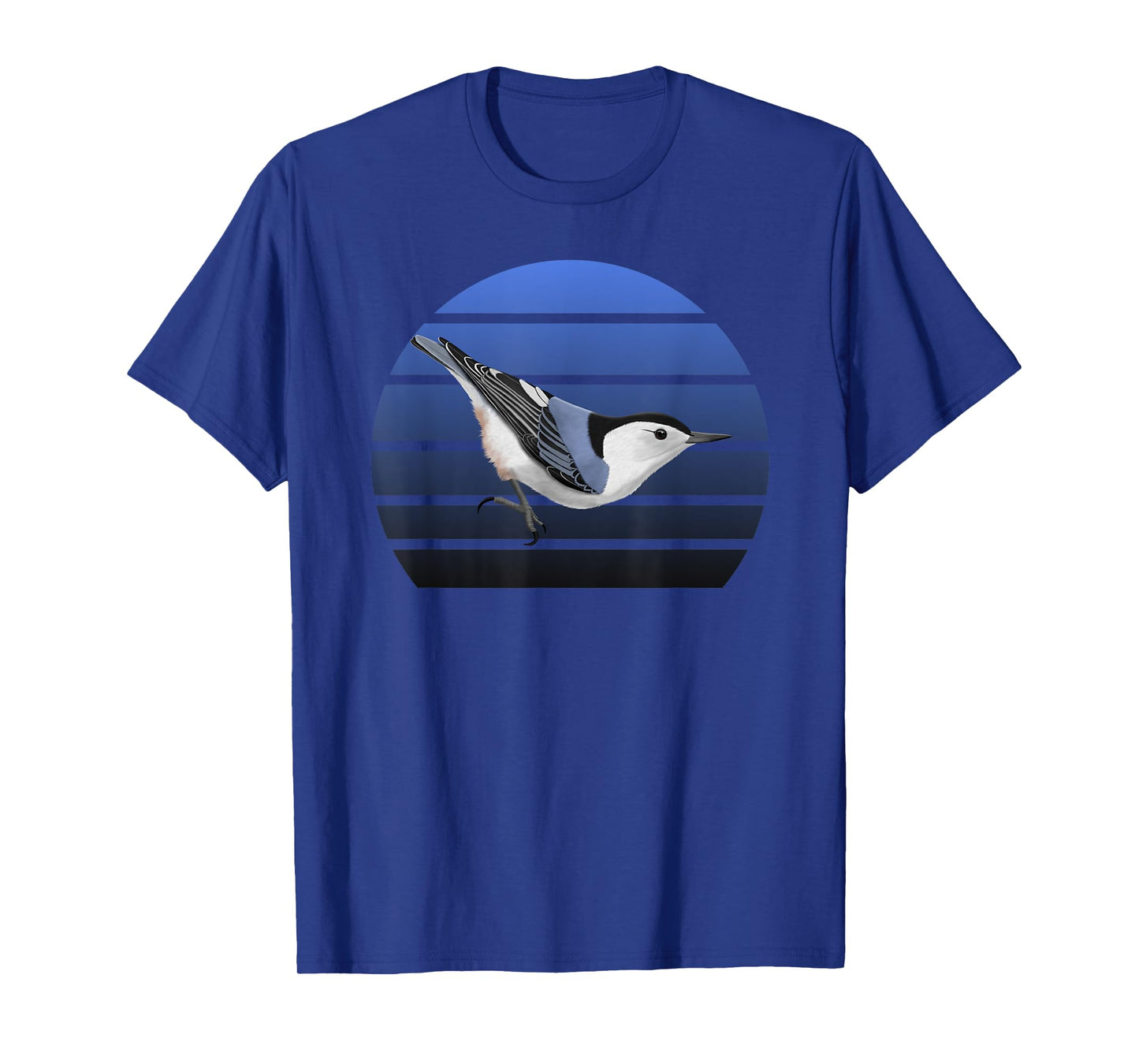 jz.birds White-Breasted Nuthatch Bird Birdlover Birdwatcher Biologist T-Shirt
