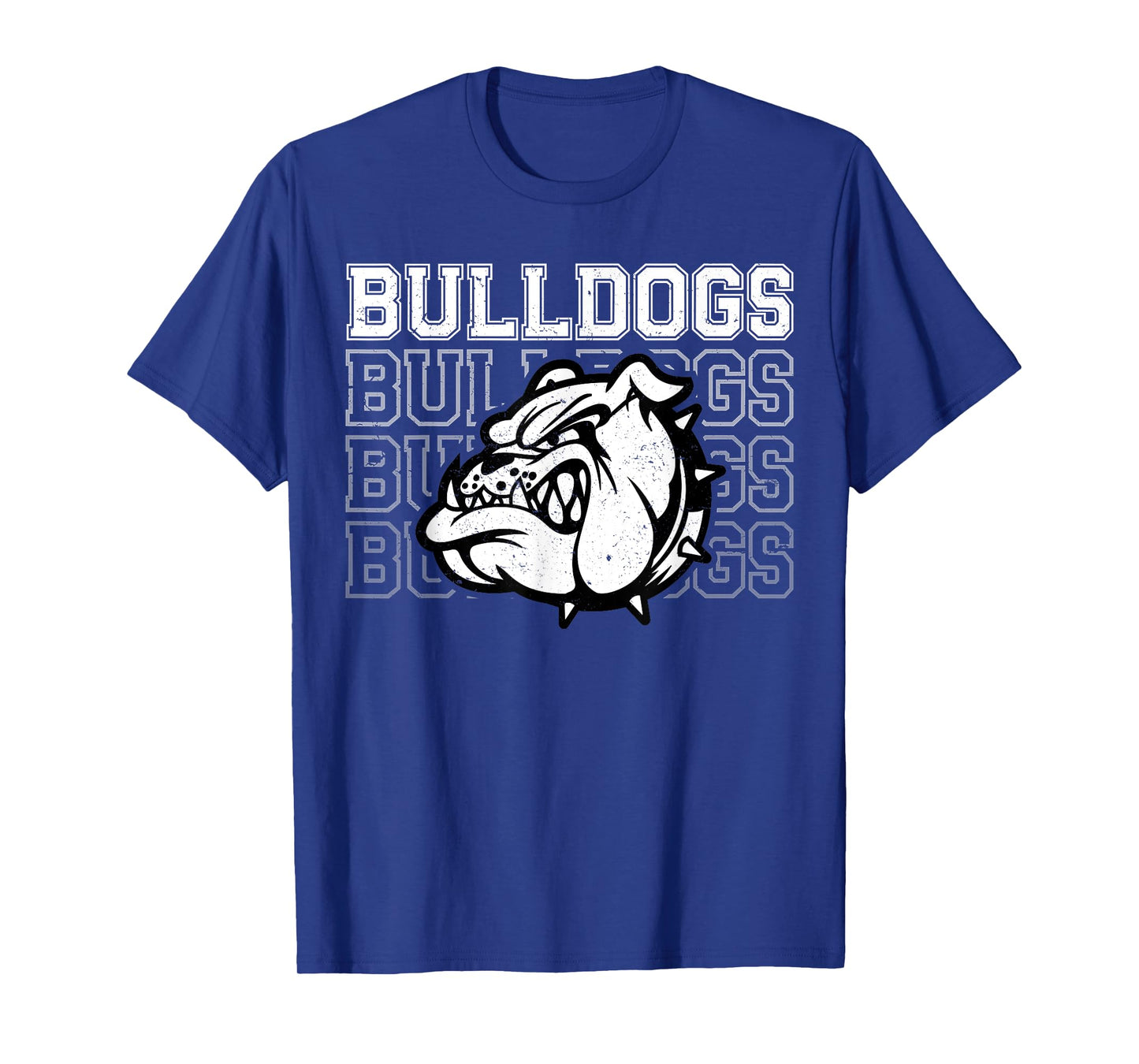 Bulldogs Mascot Team Spirit Vintage Sports Fan T-Shirt