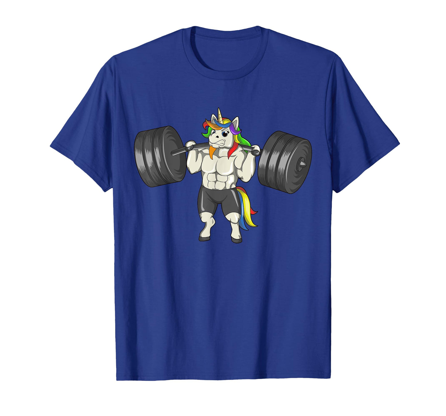 Unicorn Weightlifting Deadlift Funny Workout Fitness Gym T-Shirt