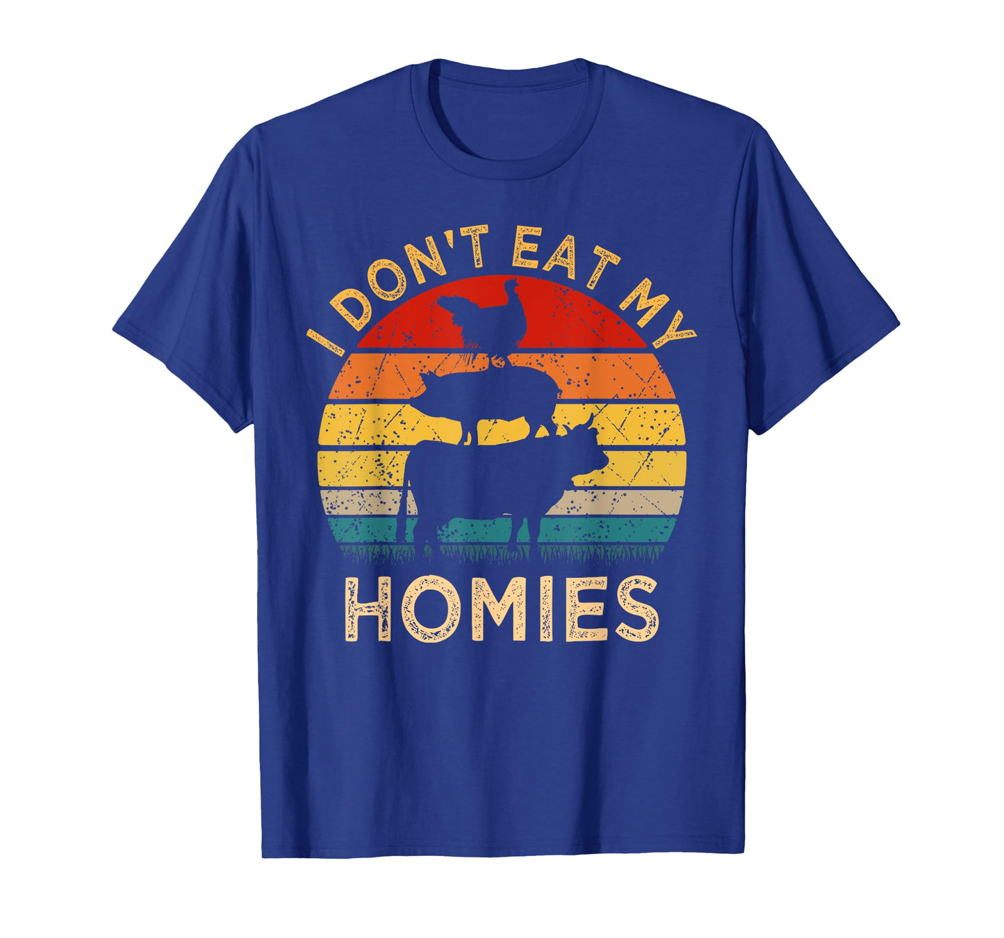 Vegetarian I Don't Eat My Homies | Turkey Day Thanksgiving T-Shirt