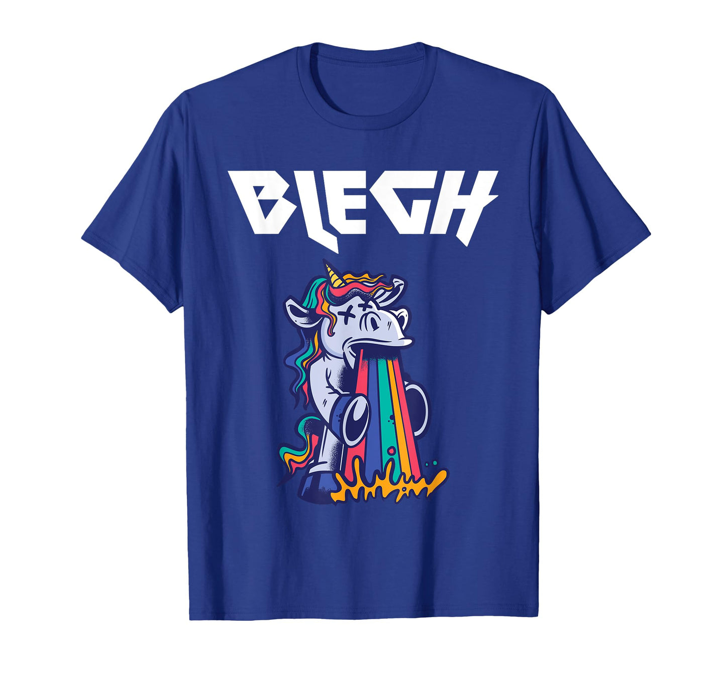 Blegh Heavy Metal Metalcore Unicorn T-Shirt
