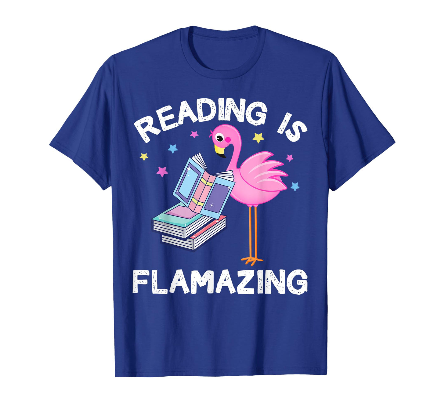 Reading is Flamazing Funny Flamingo Book Lover Reader Gift T-Shirt