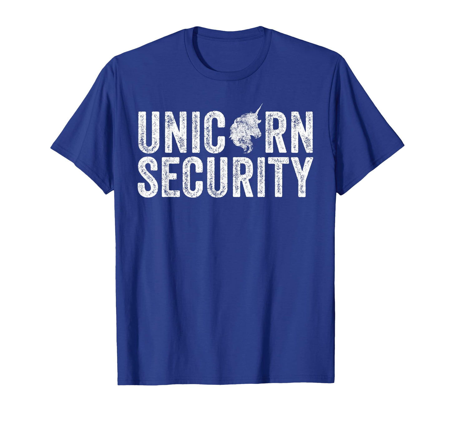 Unicorn Security Halloween Costume Dad Mom Daughter Funny T-Shirt