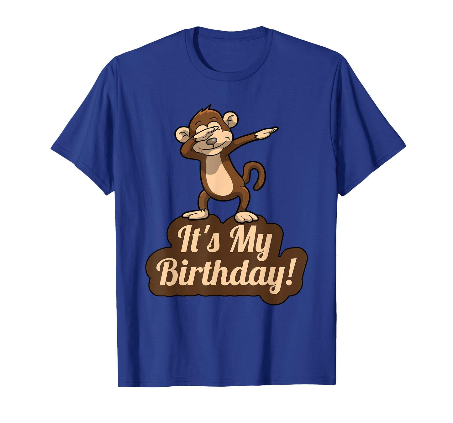 It's My Birthday Dabbing Monkey T-Shirt for Men, Women, Kids T-Shirt