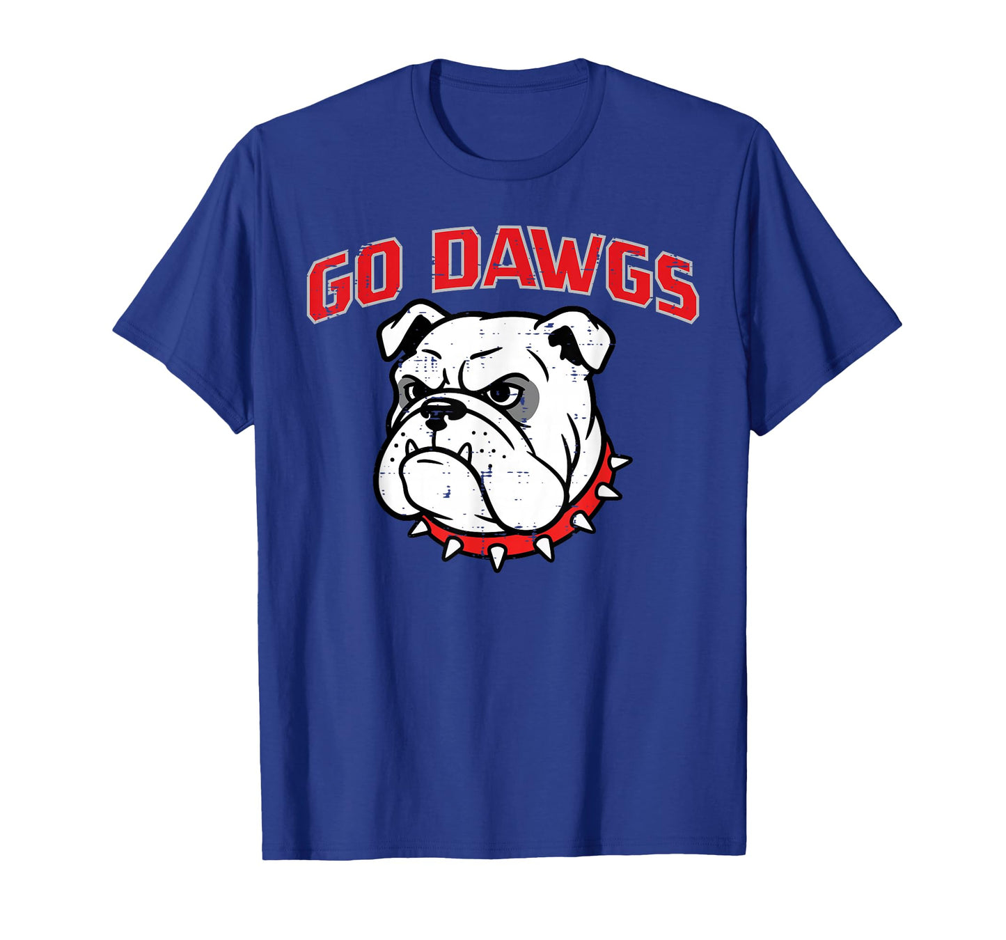 Bulldog Go Dawgs Men Women Kids Girls Youth Teen Boys T-Shirt