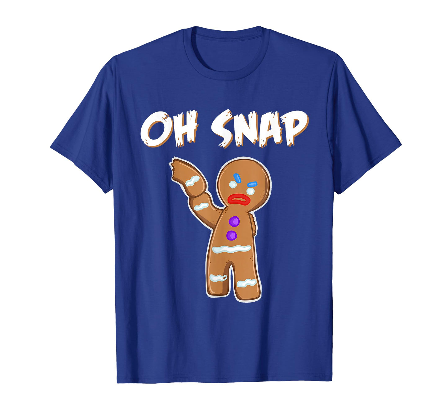 Gingerbread Man Oh Snap Christmas Funny Cookie Baking Gift T-Shirt