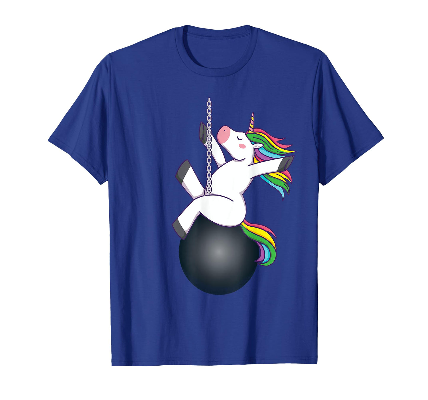 Funny unicorn wrecking ball saying T-Shirt