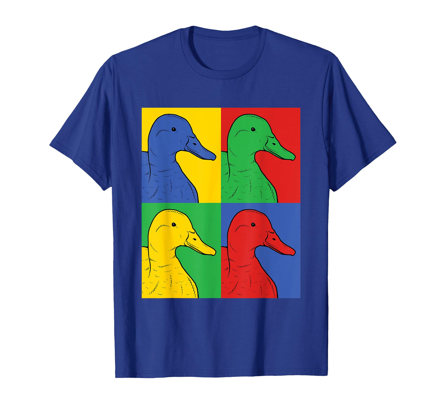 Mallard Pop Art T-Shirt - Retro Duck Tee T-Shirt