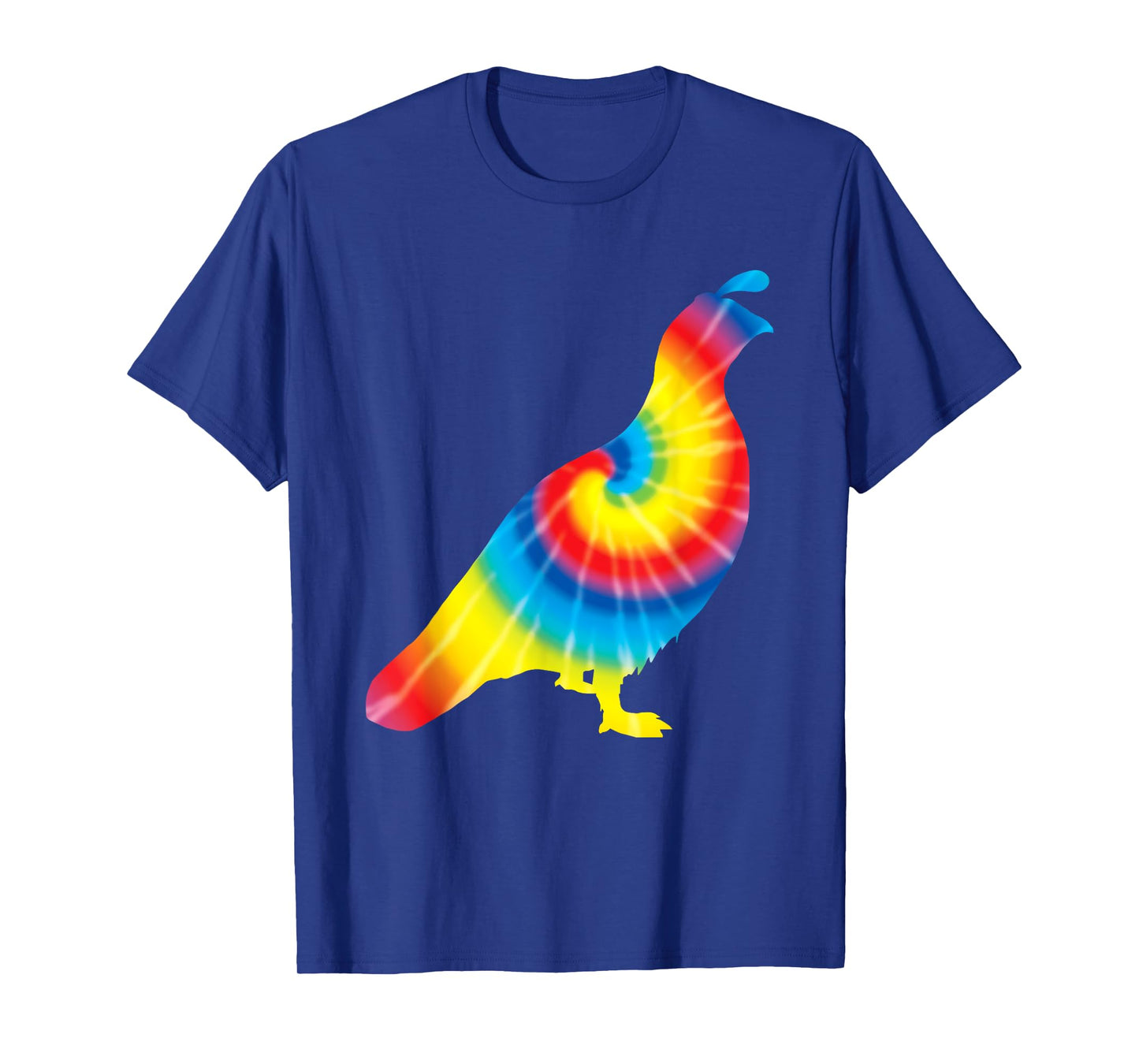 Tie Dye Partridge Rainbow Print Bird Quail Hippie Peace Gift T-Shirt