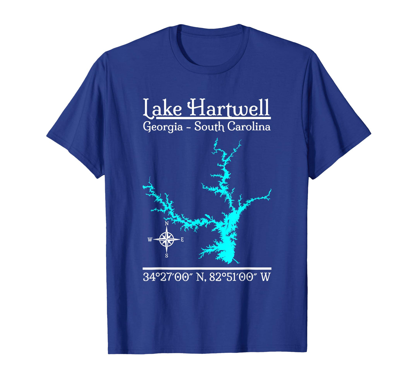 Lake Hartwell - Georgia, South Carolina T-Shirt