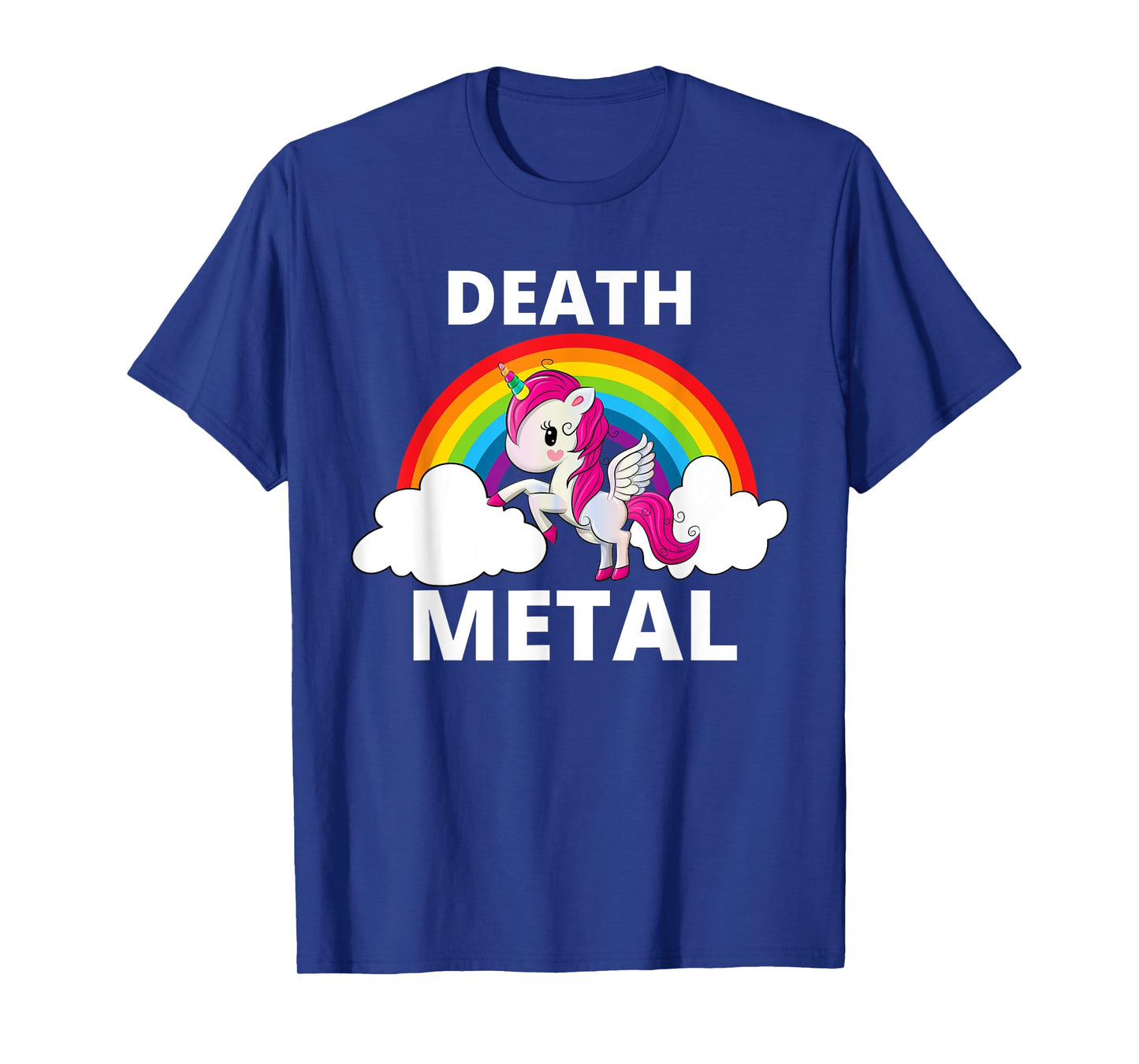 Death Metal Unicorn Rainbow Heavy Metal T-Shirt
