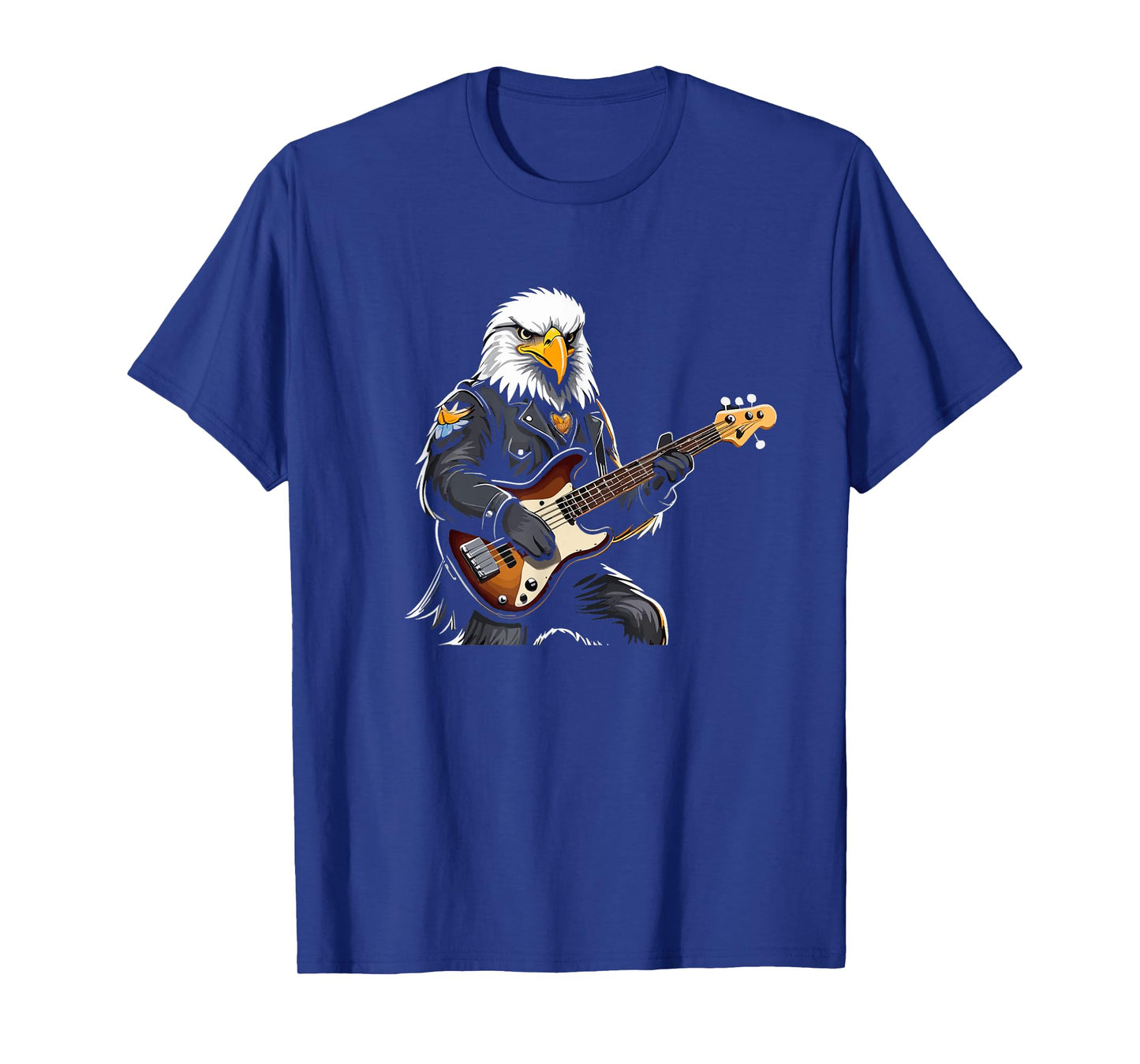 Eagle playing Electric Guitar, Eagle Guitarist T-Shirt