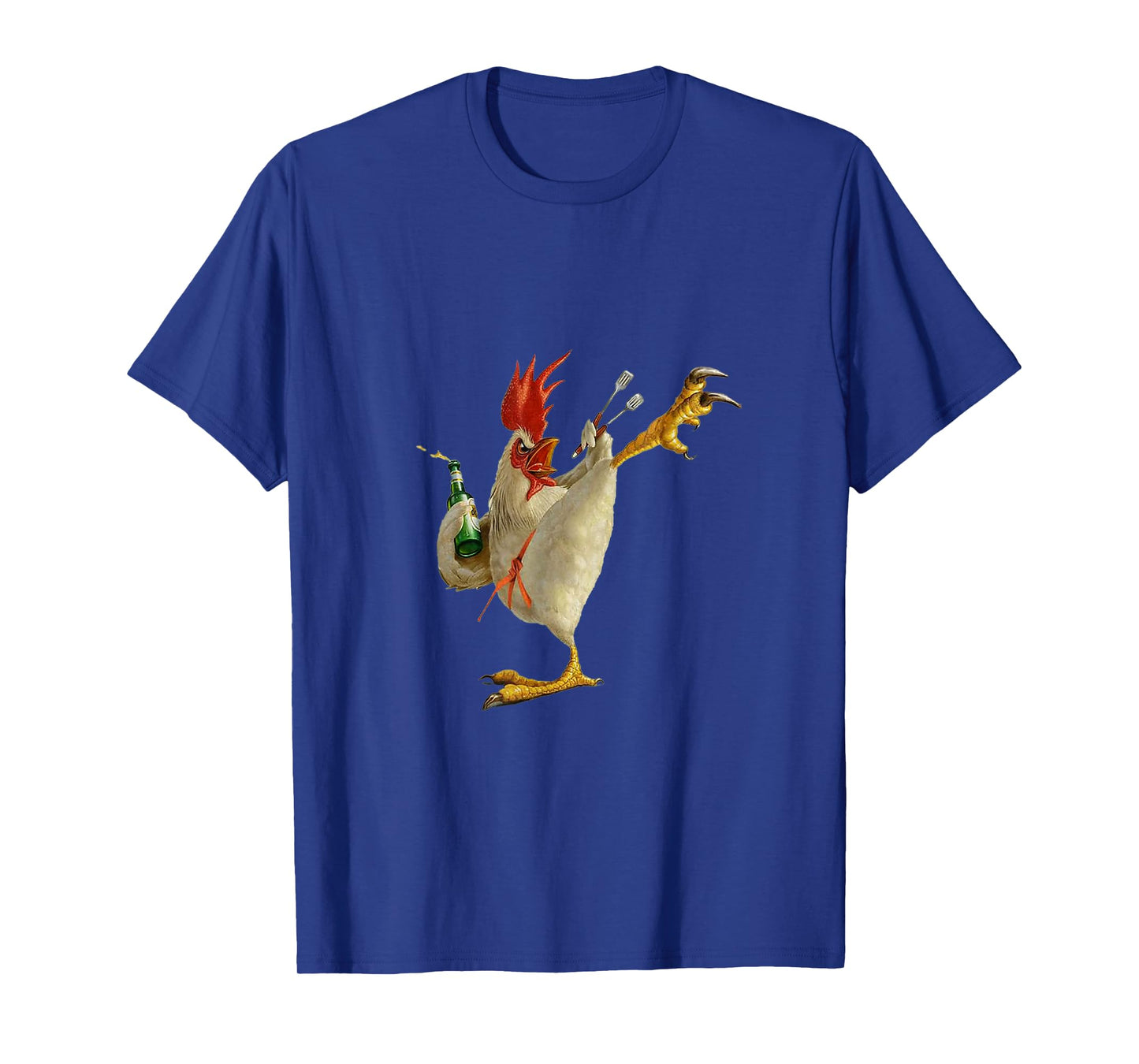 Funny Karate Chicken Action-Packed Humor Design T-Shirt