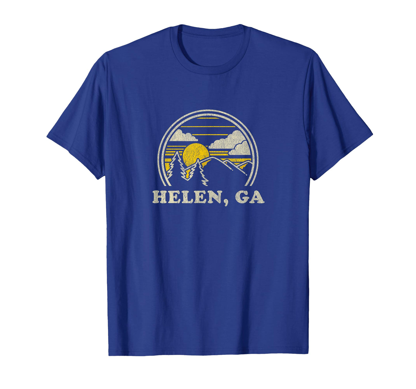 Helen Georgia GA T Shirt Vintage Hiking Mountains Tee T-Shirt