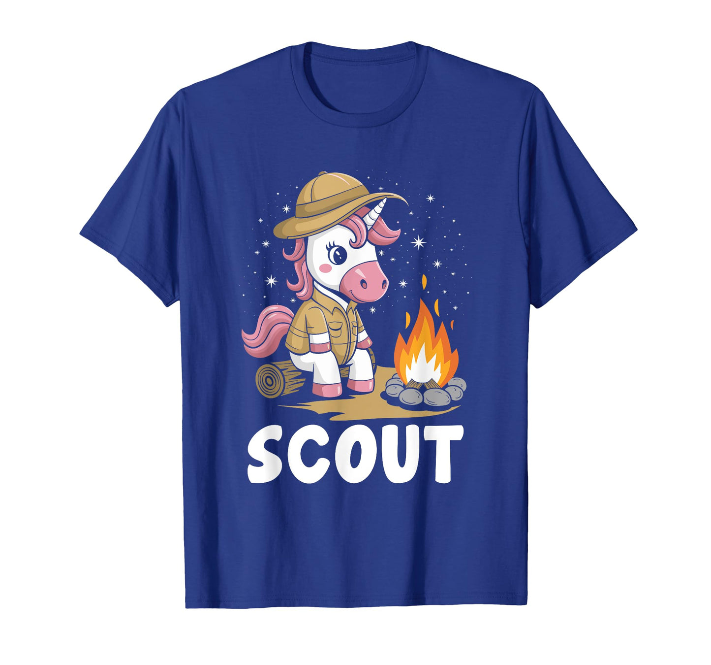 Unicorn Scout Camping Scouting Scouts Camper T-Shirt