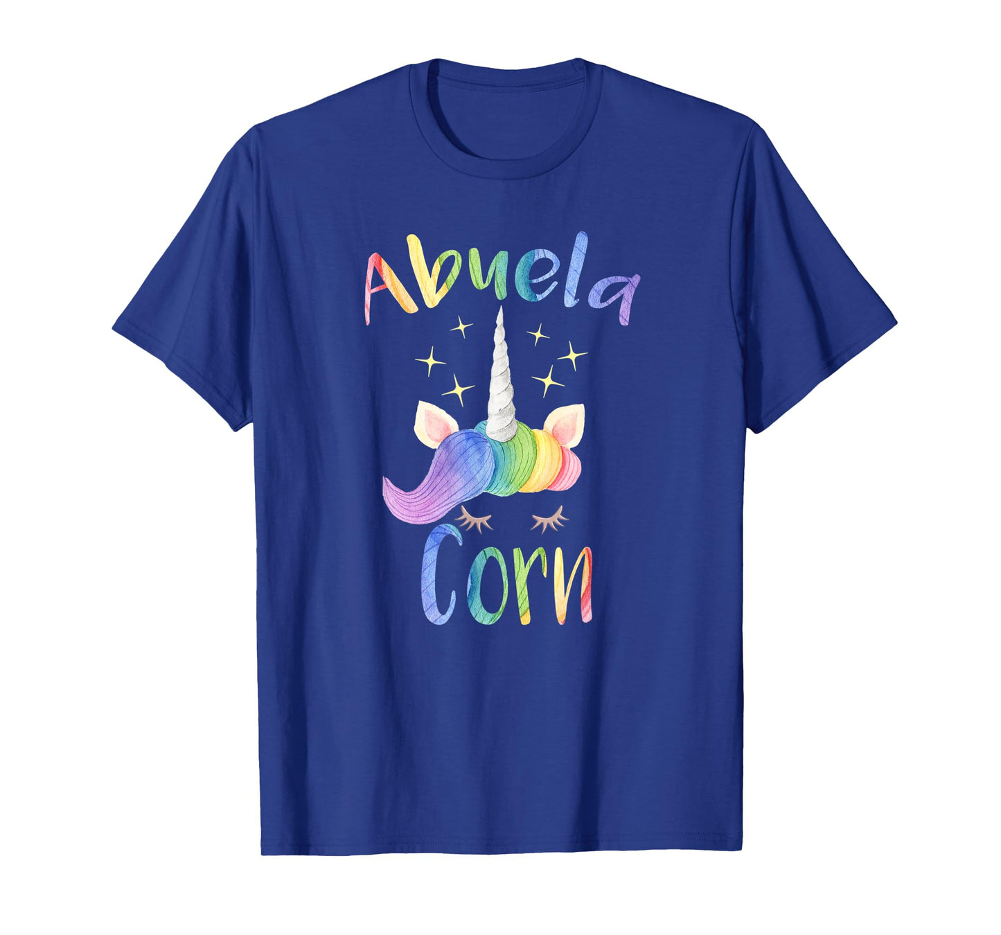 Abuelacorn Spanish Grandma Funny Unicorn T-Shirt