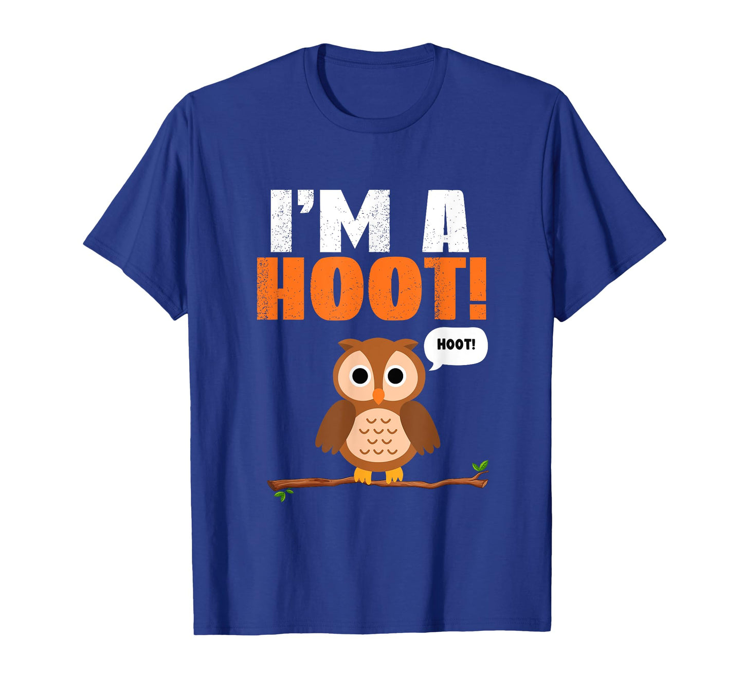 Cor Designs Kids Unisex-Adults Hooting Owl T-Shirt