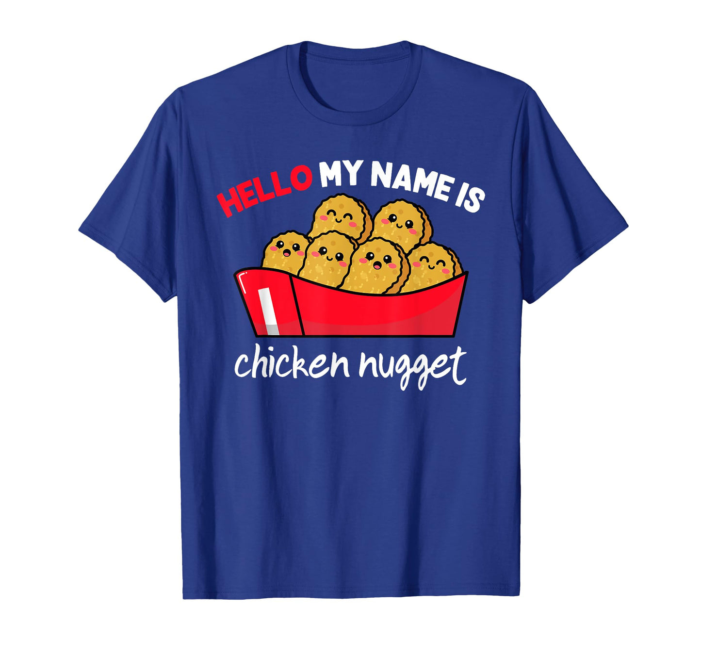 Hello my name is Chicken Nugget Costume kids Chicken Tee T-Shirt