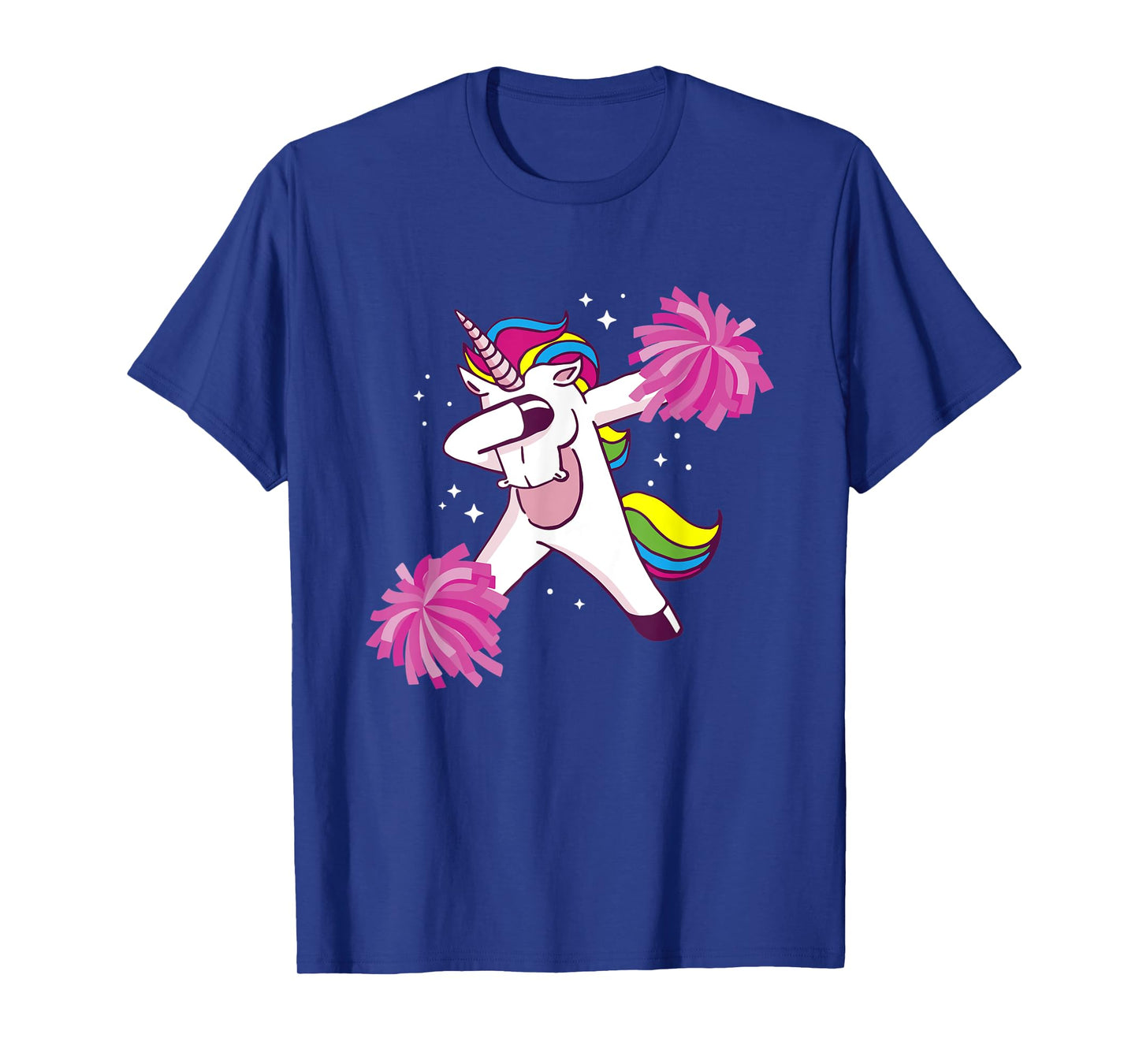 Cheer Unicorn Cheerleading Dabbing Cheerleader T-Shirt