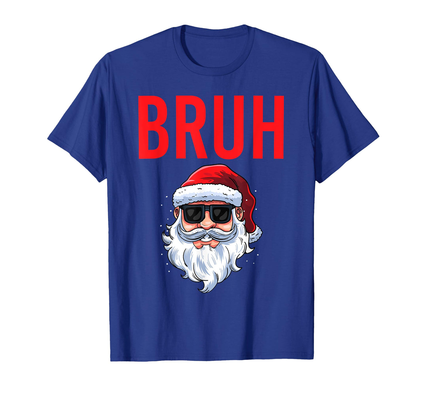 Merry Christmas Bruh Meme Funny Saying for Brother Boys Men T-Shirt