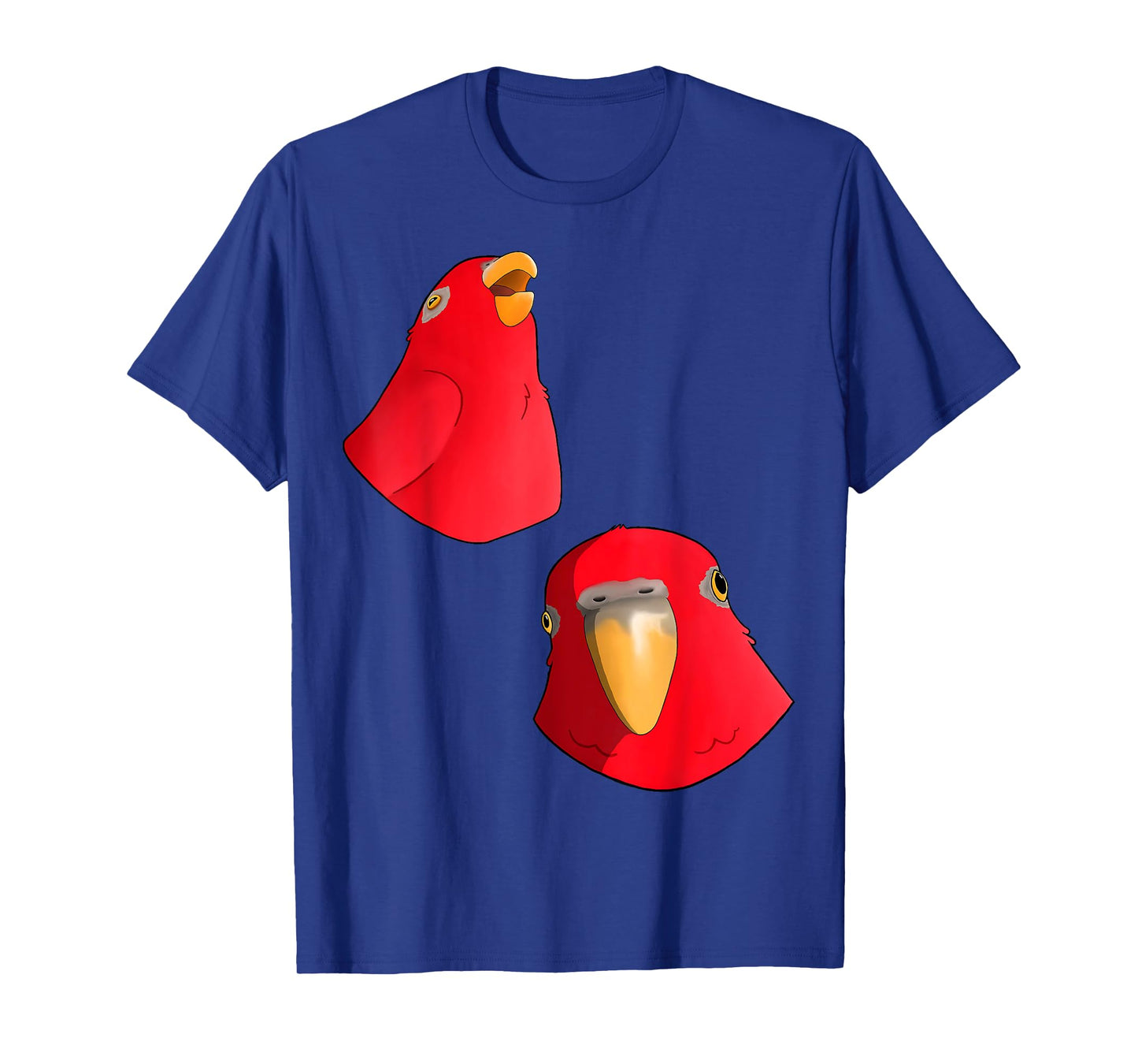 Red Birb - Bird Laughing Then Staring wuewuewue T-Shirt