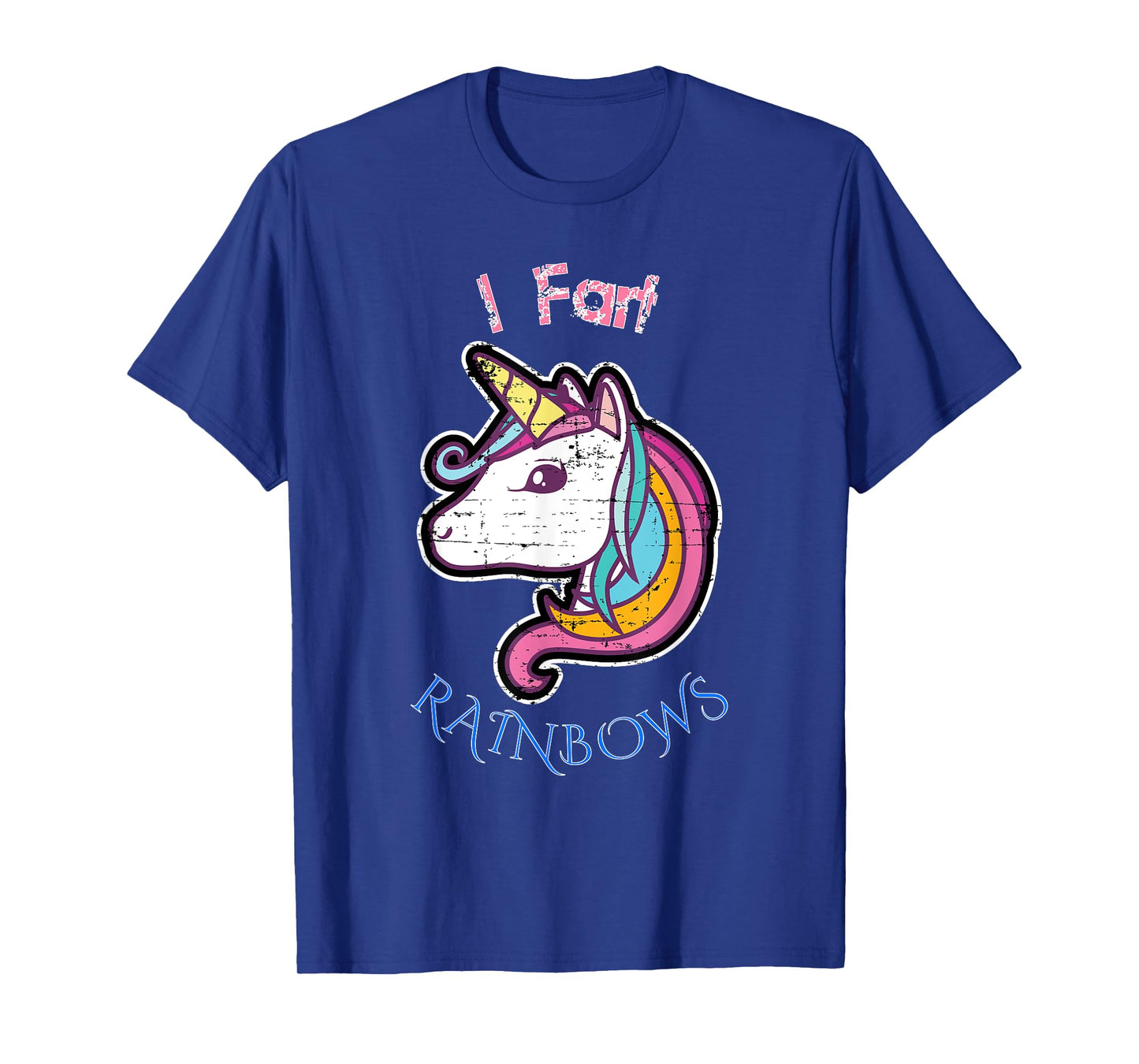I Fart RAINBOWS Distressed Cute Funny Unicorn T-Shirt! T-Shirt