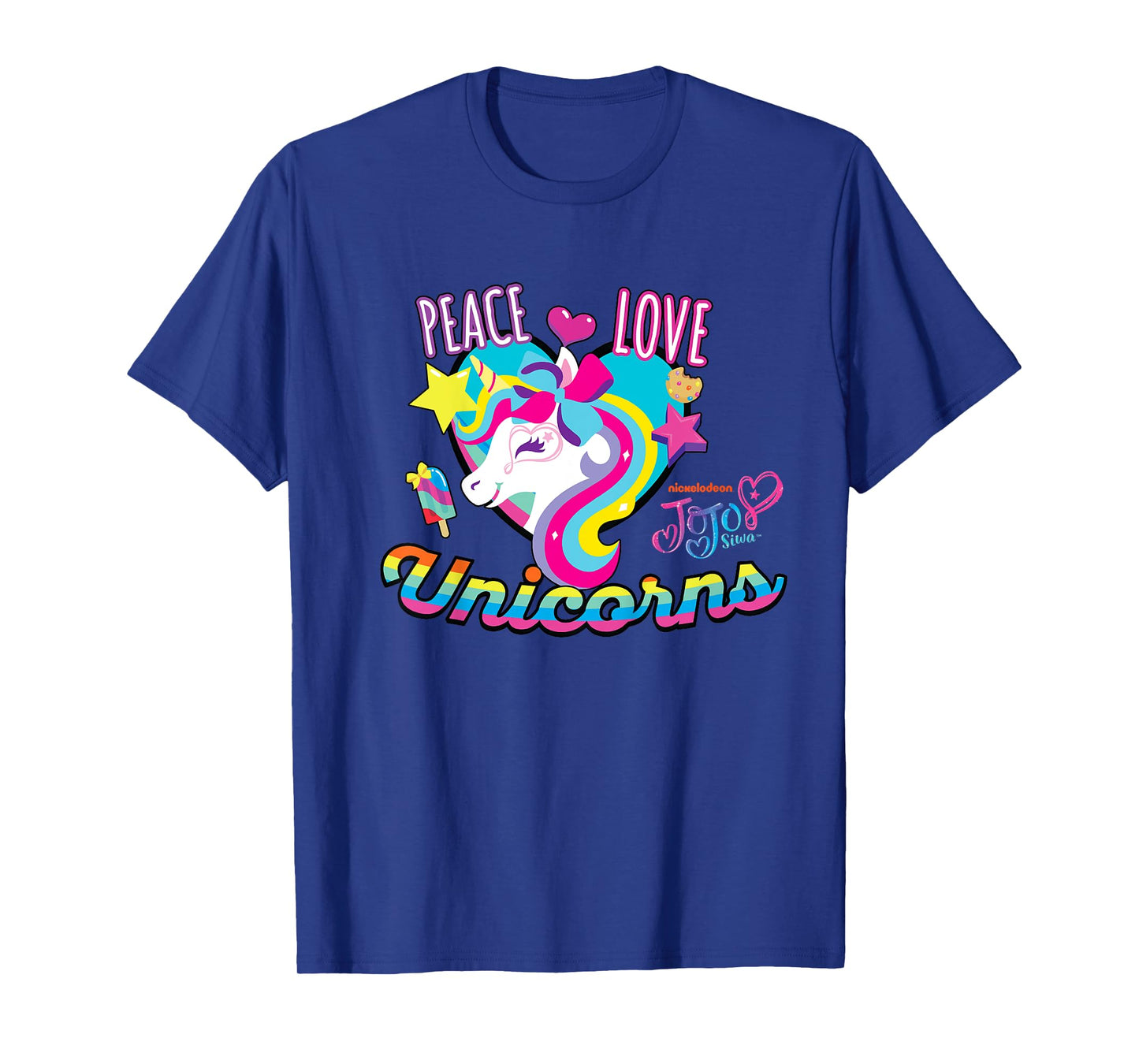 JoJo Siwa Peace Love And Unicorns T-Shirt