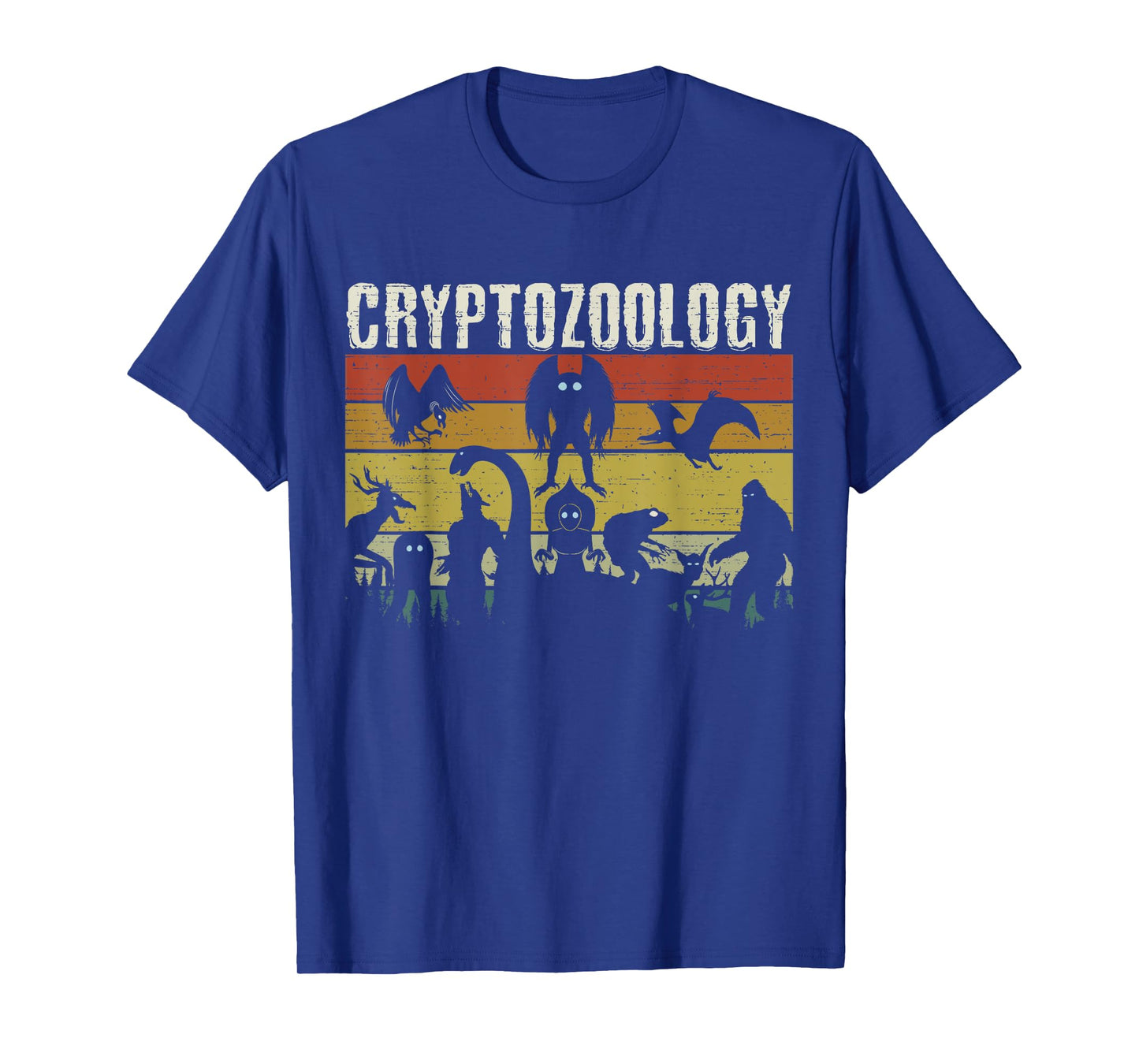 Cute Cryptid Monsters Bigfoot Mothman Dogman Cryptozoology T-Shirt