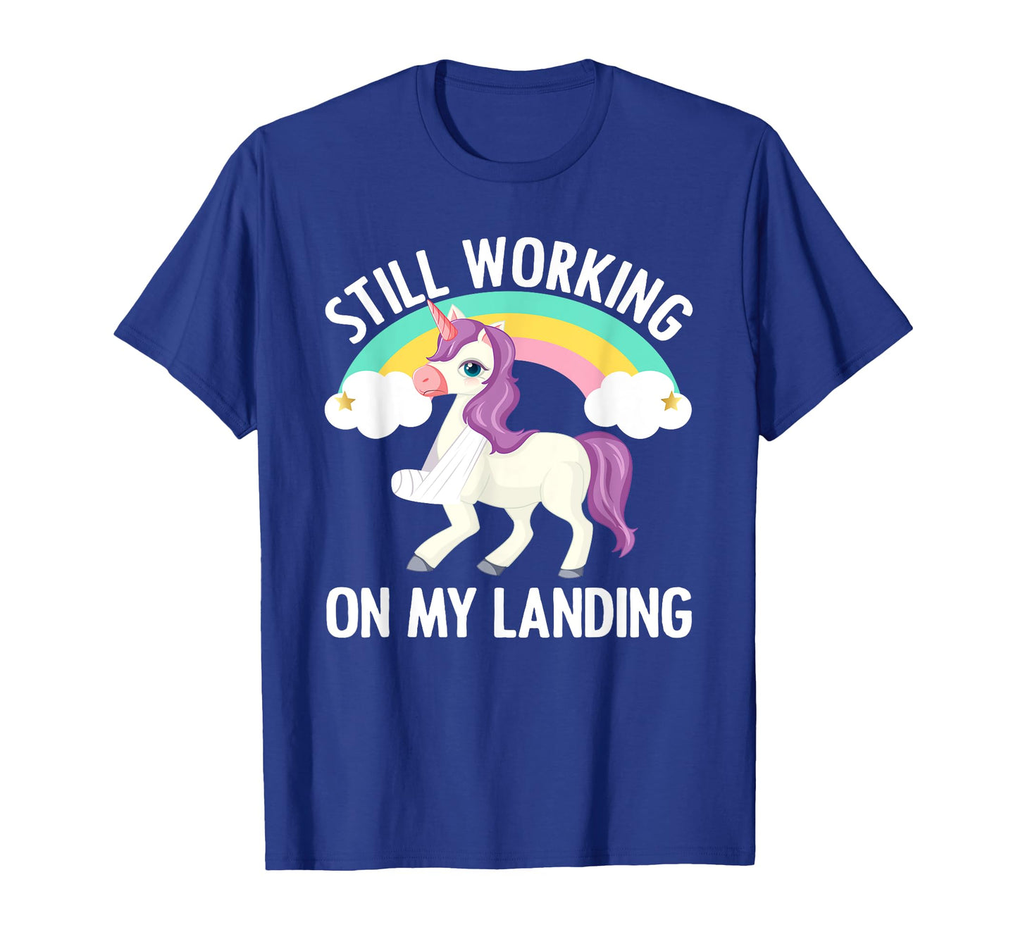 Cool Broken Arm For Men Women Broke Elbow Hand Unicorn T-Shirt