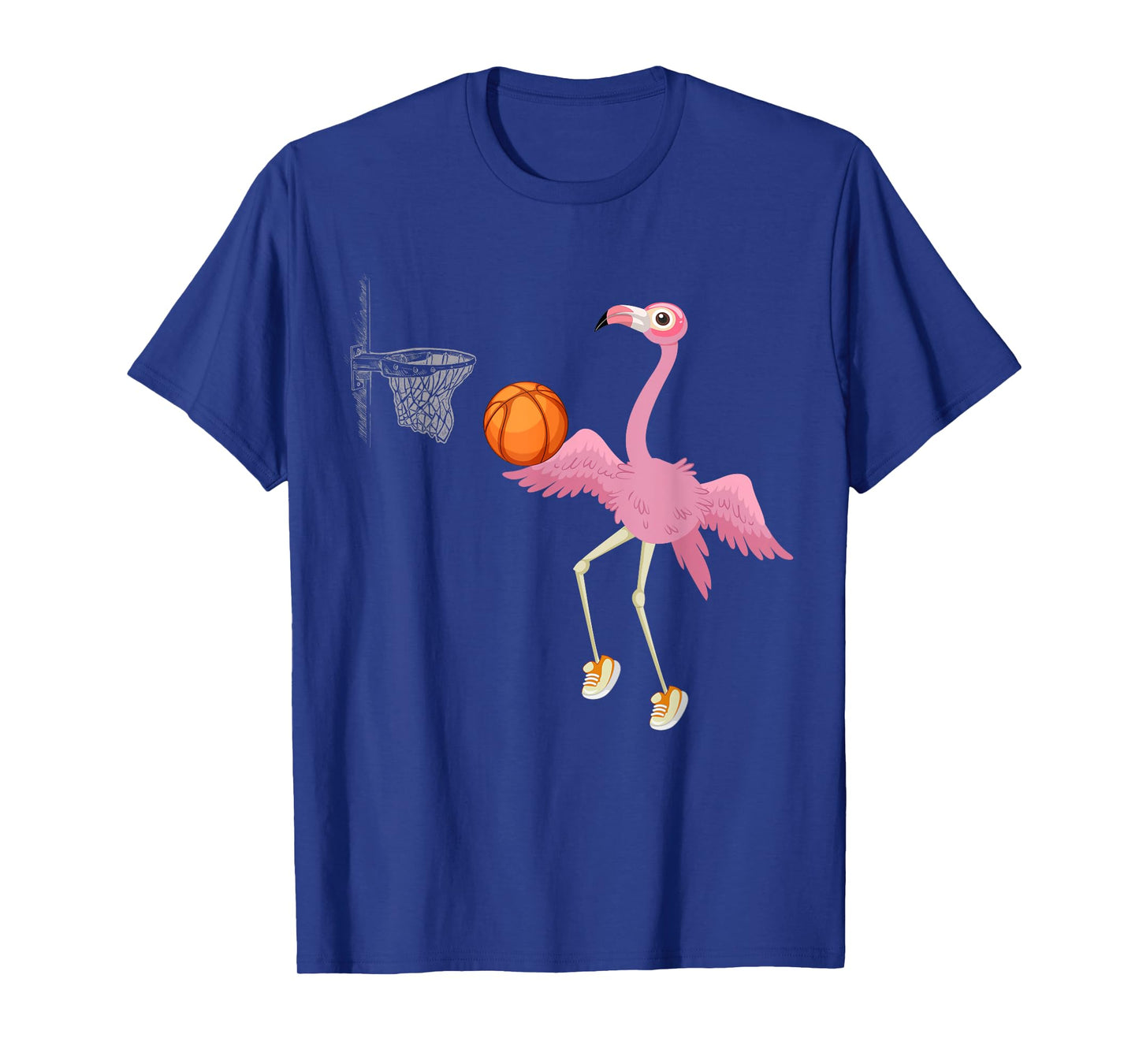 Flamingo Basketball Flamingo Playing Basketball Flamingo T-Shirt
