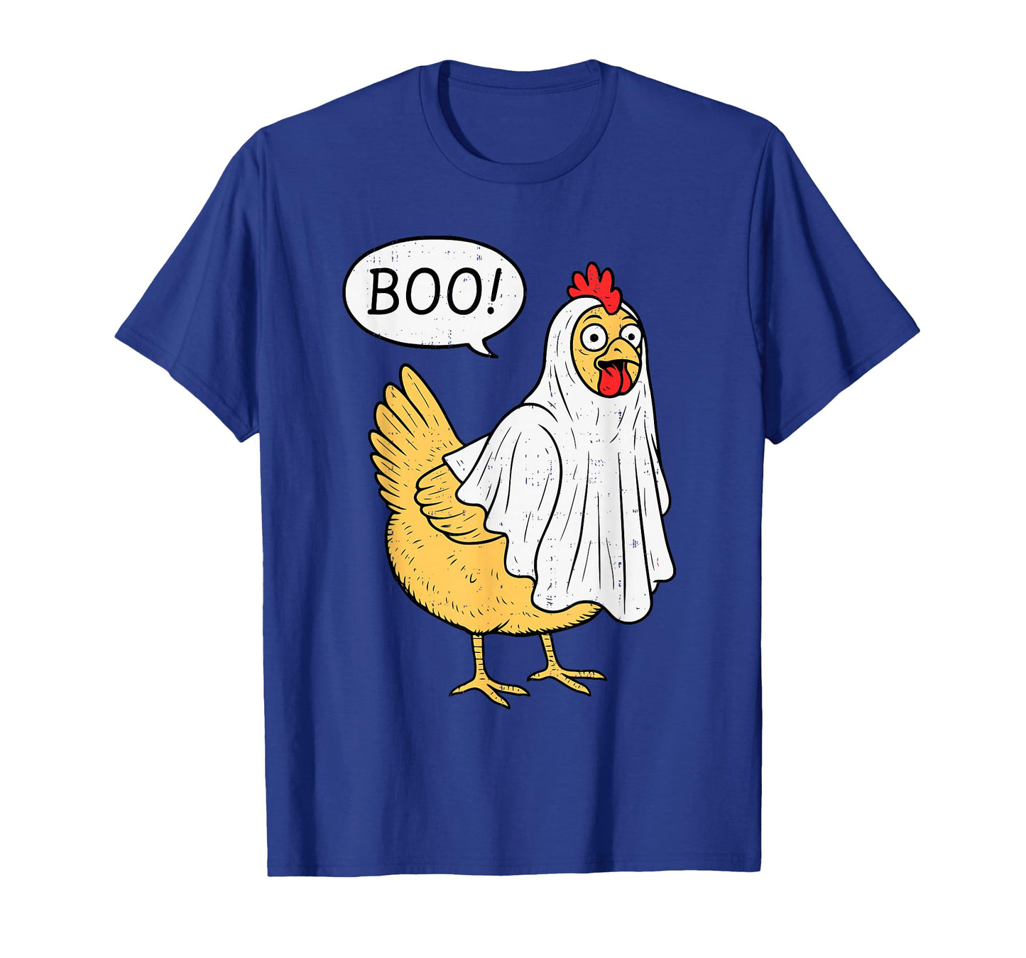 Chicken Boo Halloween Costume Farmer Boys Teens Girls Kids T-Shirt