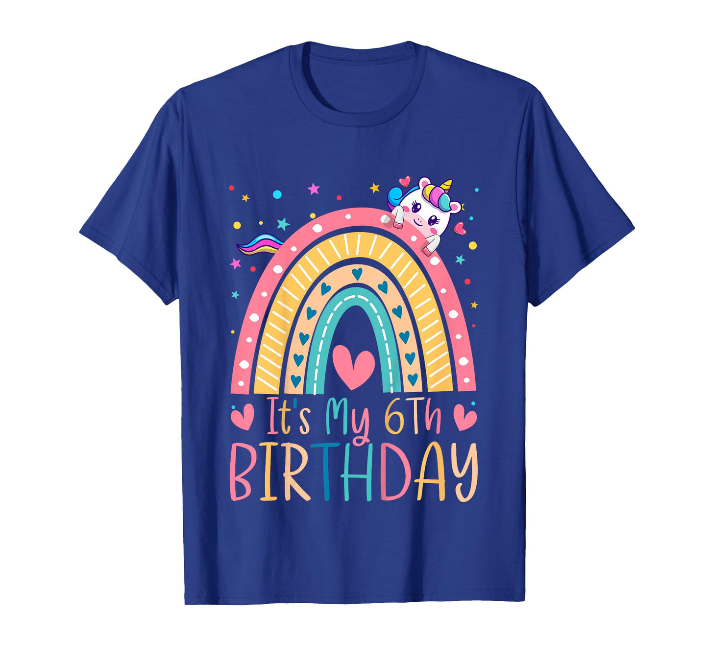 6th Birthday Girl Outfit Idea 6 Year Old Girls Birthday T-Shirt