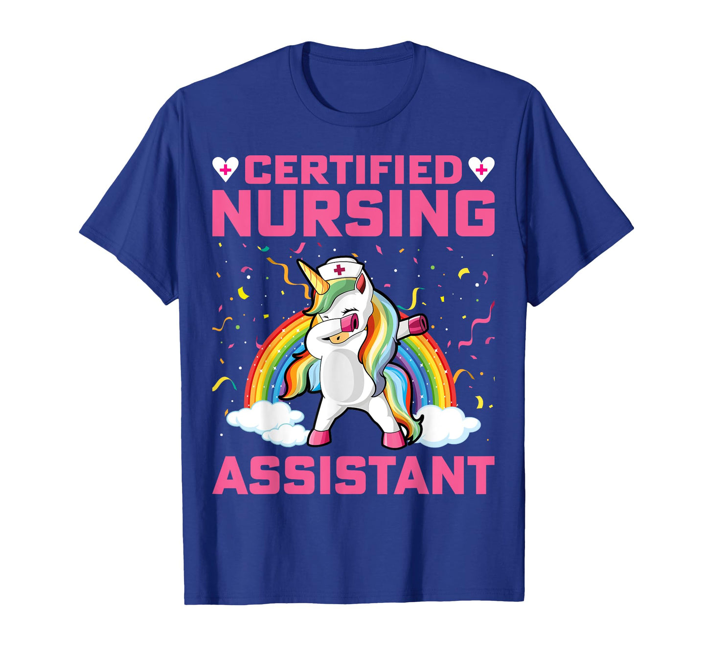 Certified Nursing Assistant - Dabbing Unicorn CNA Nursing T-Shirt