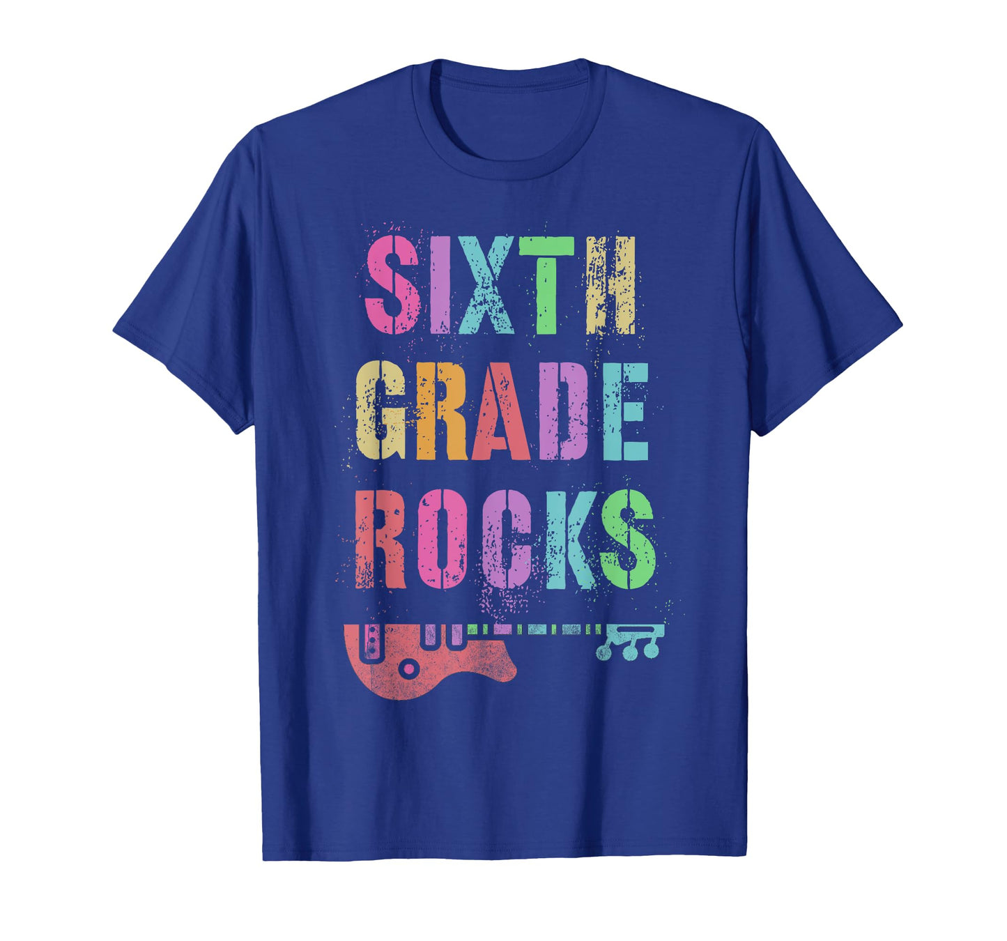 6th GRADE ROCKS Testing Teacher Rockstar Team Sixth Grader T-Shirt for Men Women Girls Kids