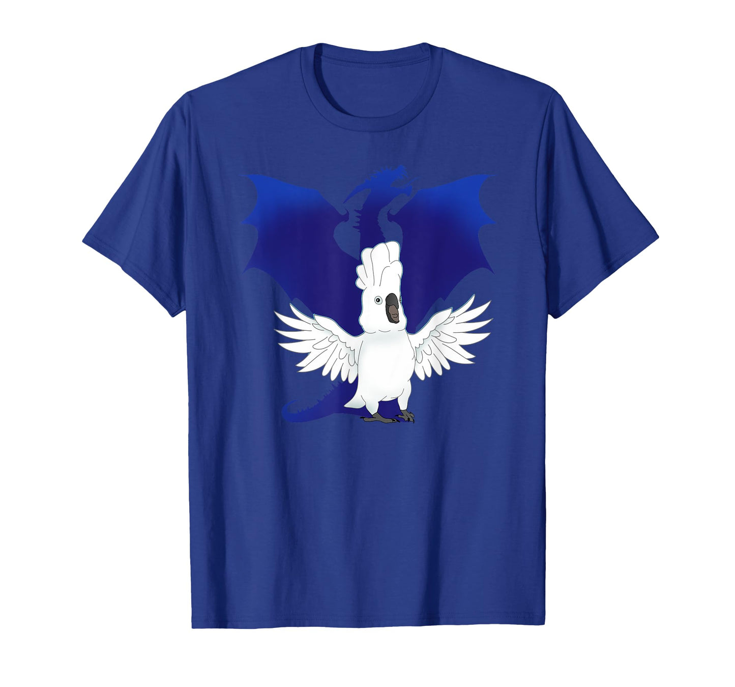 Dragon shadow Umbrella Cockatoo Birb Merch Kawaii Parrot T-Shirt