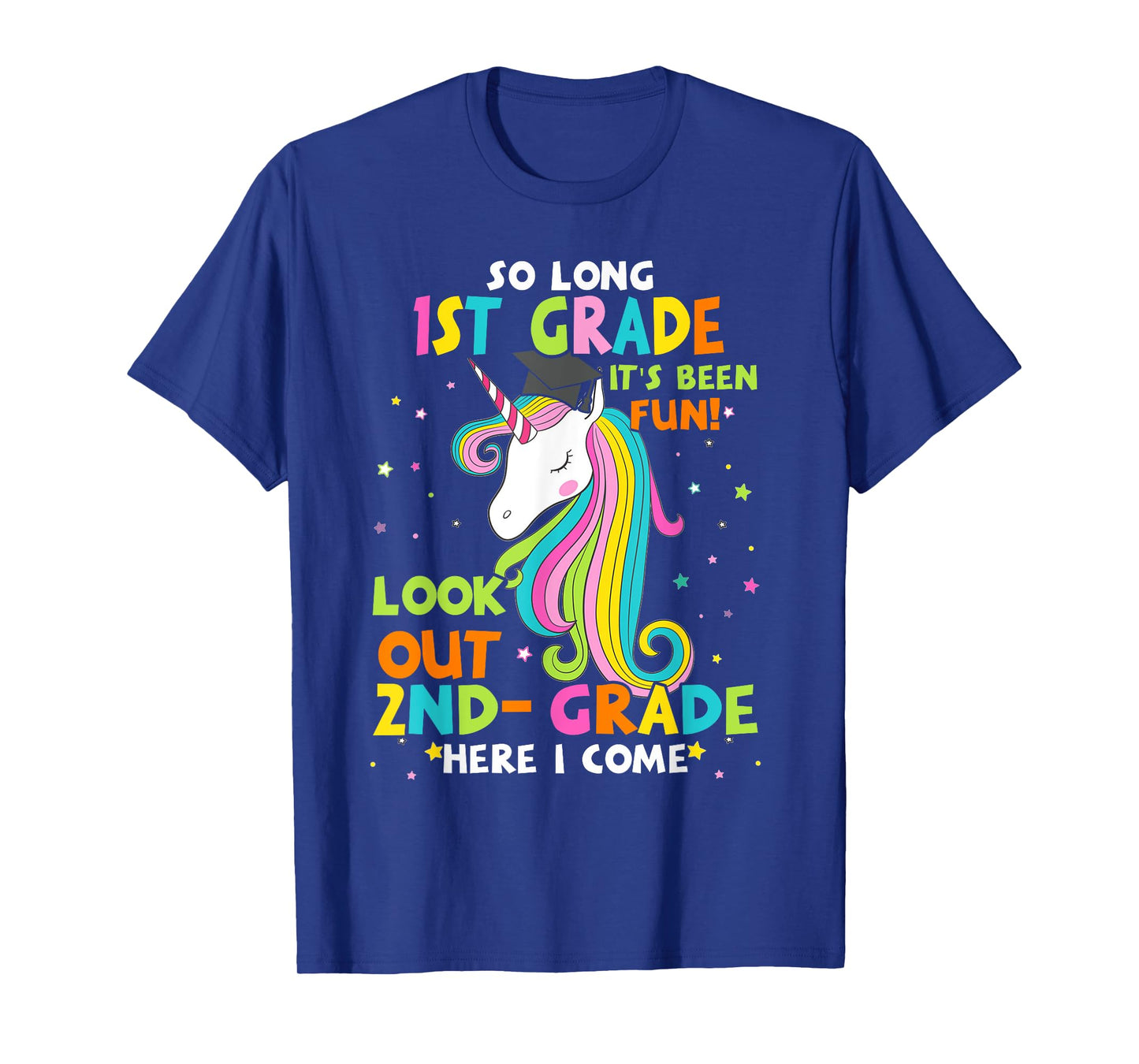 So Long 1st Grade 2nd Grade Here I Come Graduation Girls T-Shirt