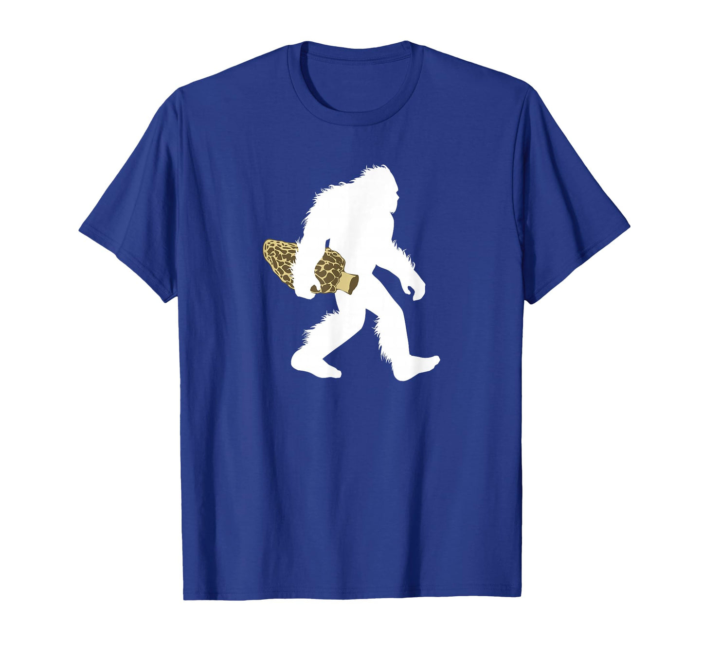 Bigfoot With Morel Mushroom Shirt, Sasquatch Fungi Tee Gift T-Shirt