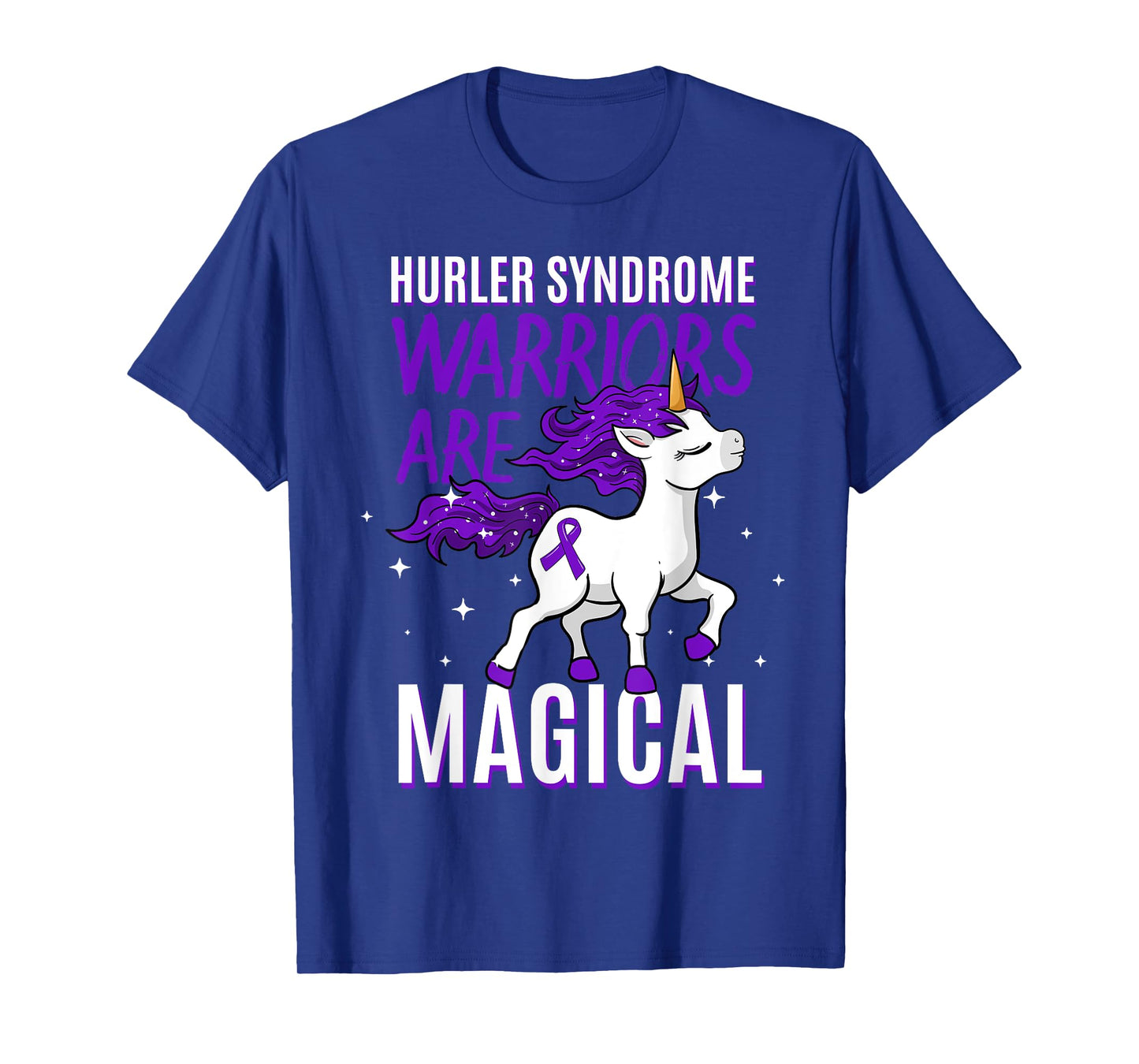 Hurler Syndrome Warrior Awareness Unicorn MPS-IH Patient T-Shirt