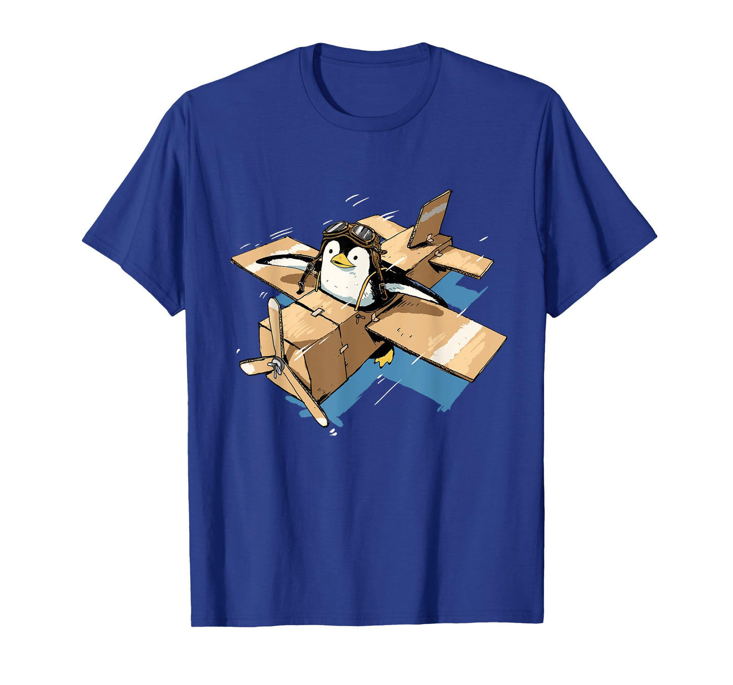 Flying Penguin Shirt Penguin Lover Penguin Airplane Pilot T-Shirt